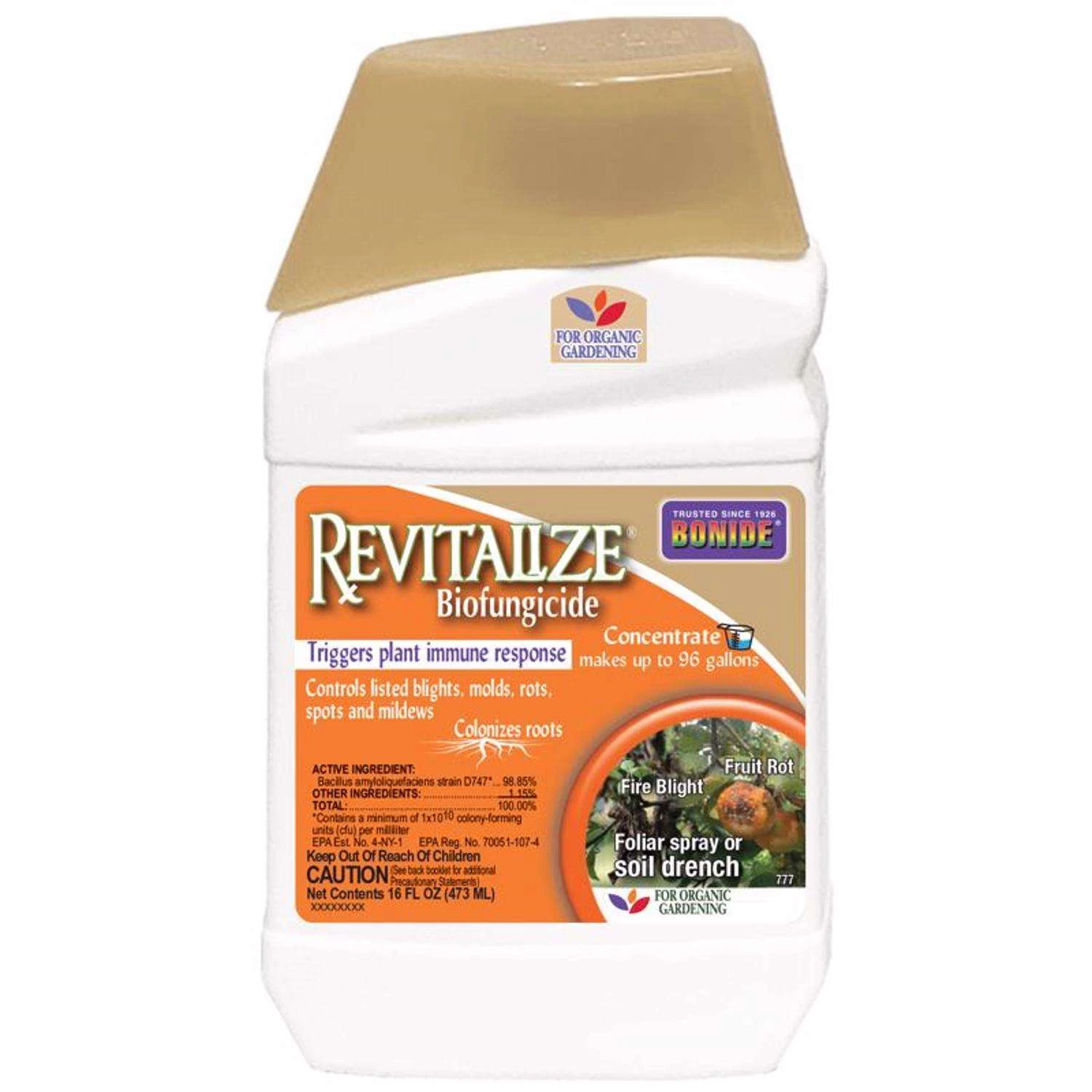Bonide Revitalize Organic Concentrated Liquid Disease And Fungicide Control 16 Oz 1 Bonide Revitalize Organic Concentrated Liquid Disease And Fungicide Control 16 Oz