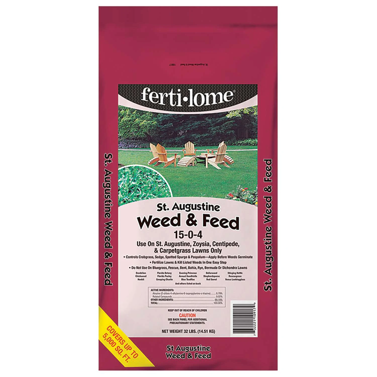 Ferti-lome Weed & Feed Lawn Fertilizer For St. Augustine Grass 5000 Sq Ft 1 Ferti-lome Weed & Feed Lawn Fertilizer For St. Augustine Grass 5000 Sq Ft