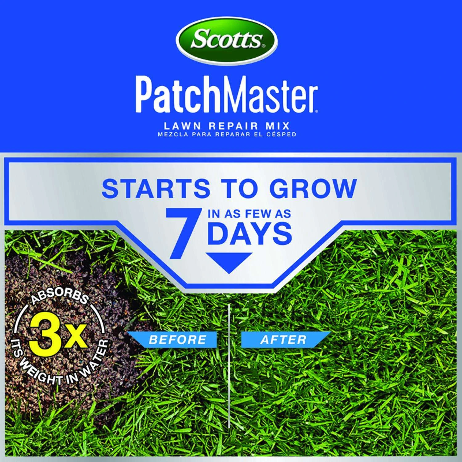 Scotts PatchMaster Mixed Sun Or Shade Grass Spot Repair Seed 10 Lb 3 Scotts PatchMaster Mixed Sun Or Shade Grass Spot Repair Seed 10 Lb - Image 3