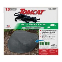Tomcat Rockscape Bait Station And Bait Blocks For Mice And Rats 1 Pk
