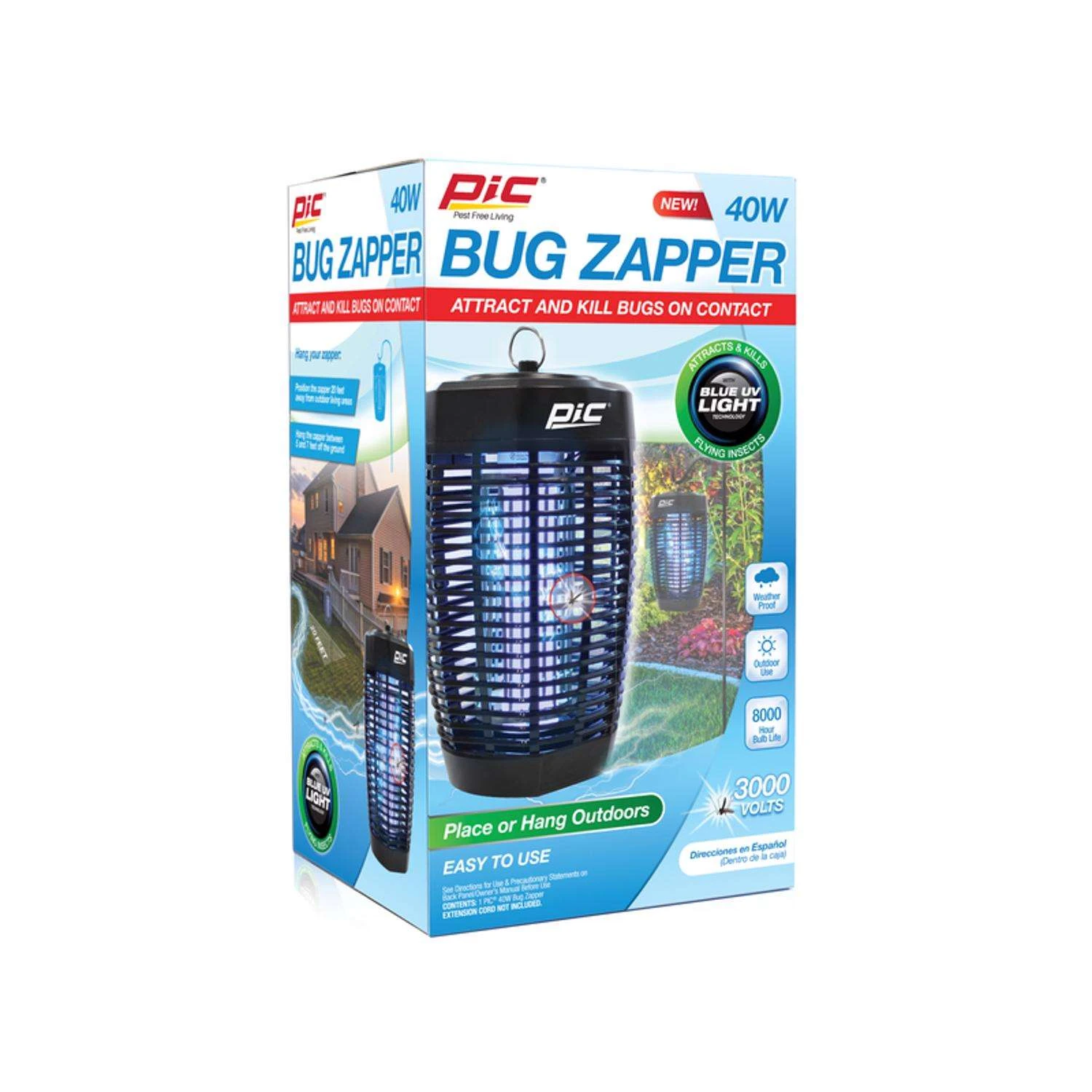PIC Outdoor Bug Zapper 40 W 1 PIC Outdoor Bug Zapper 40 W