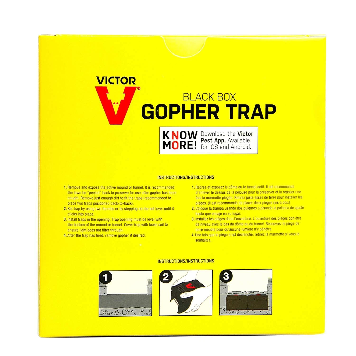 Victor Black Box Choker Loop Animal Trap For Gophers 1 Pk 4 Victor Black Box Choker Loop Animal Trap For Gophers 1 Pk - Image 4