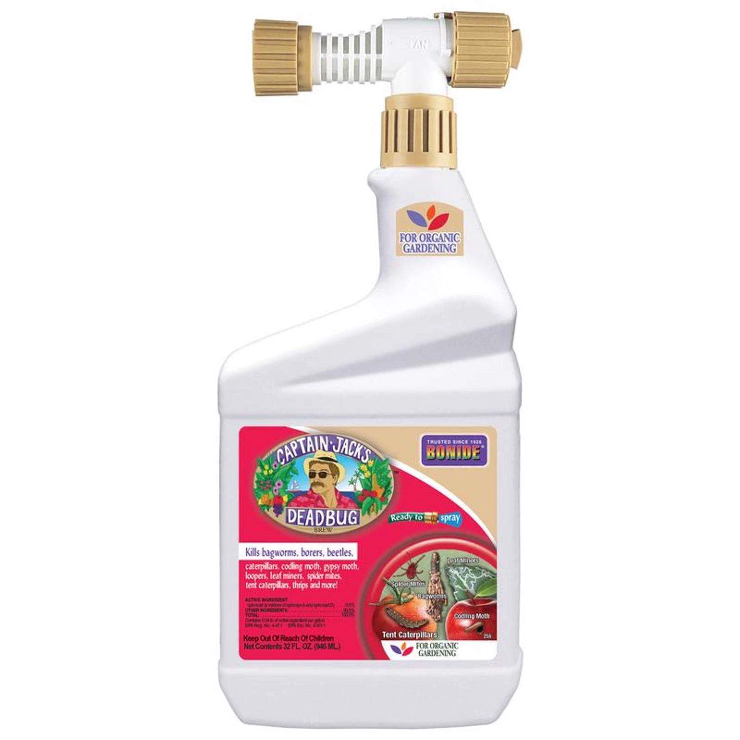 Bonide Captain Jacks Dead Bug Brew Organic Caterpillar Killer Liquid 32 Oz 1 Bonide Captain Jacks Dead Bug Brew Organic Caterpillar Killer Liquid 32 Oz