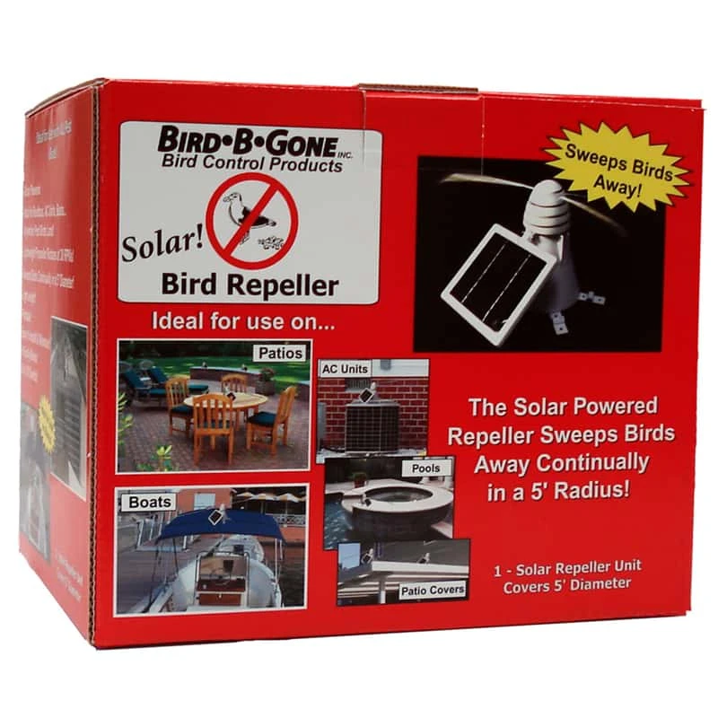 Bird-B-Gone Bird Deterrent Solar Panel Clips For Assorted Species 1 Bird-B-Gone Bird Deterrent Solar Panel Clips For Assorted Species
