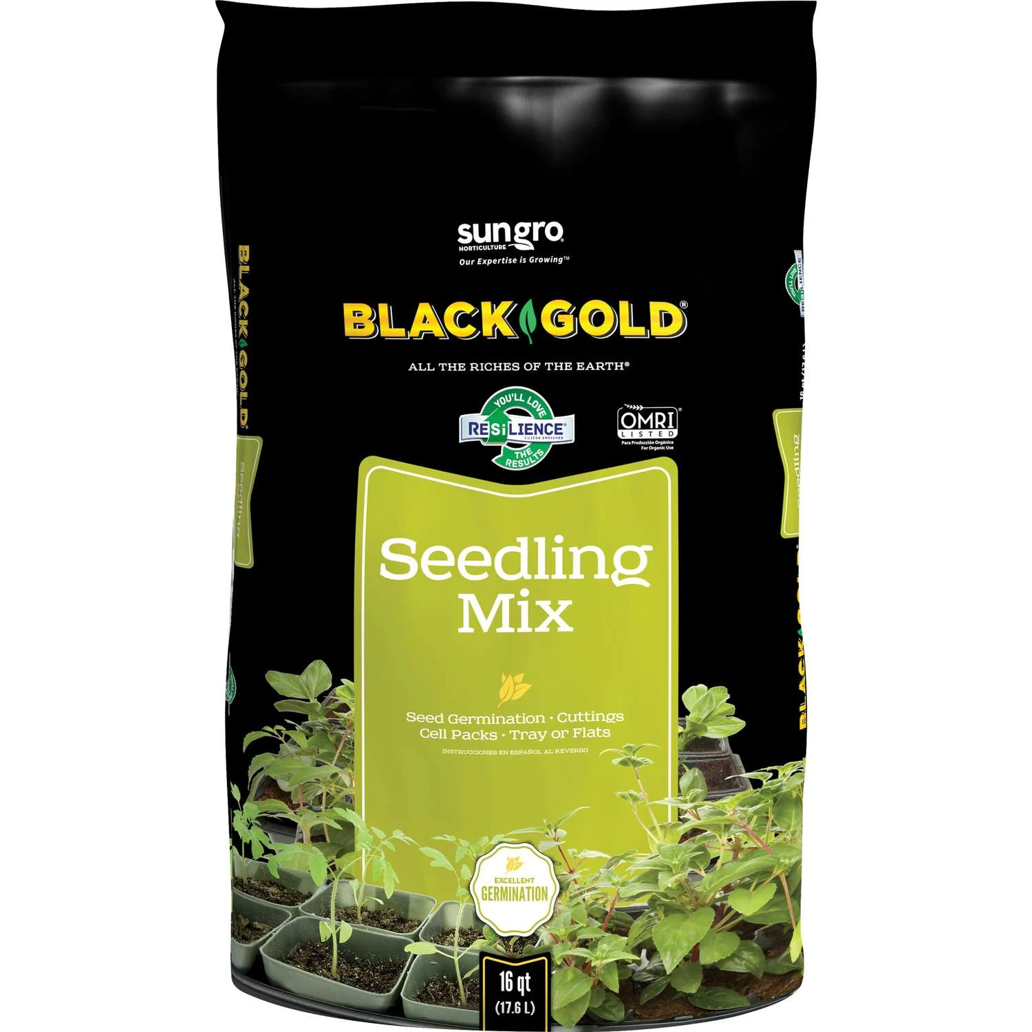 Black Gold Organic All Purpose Seed Starting Mix 16 Qt 1 Black Gold Organic All Purpose Seed Starting Mix 16 Qt