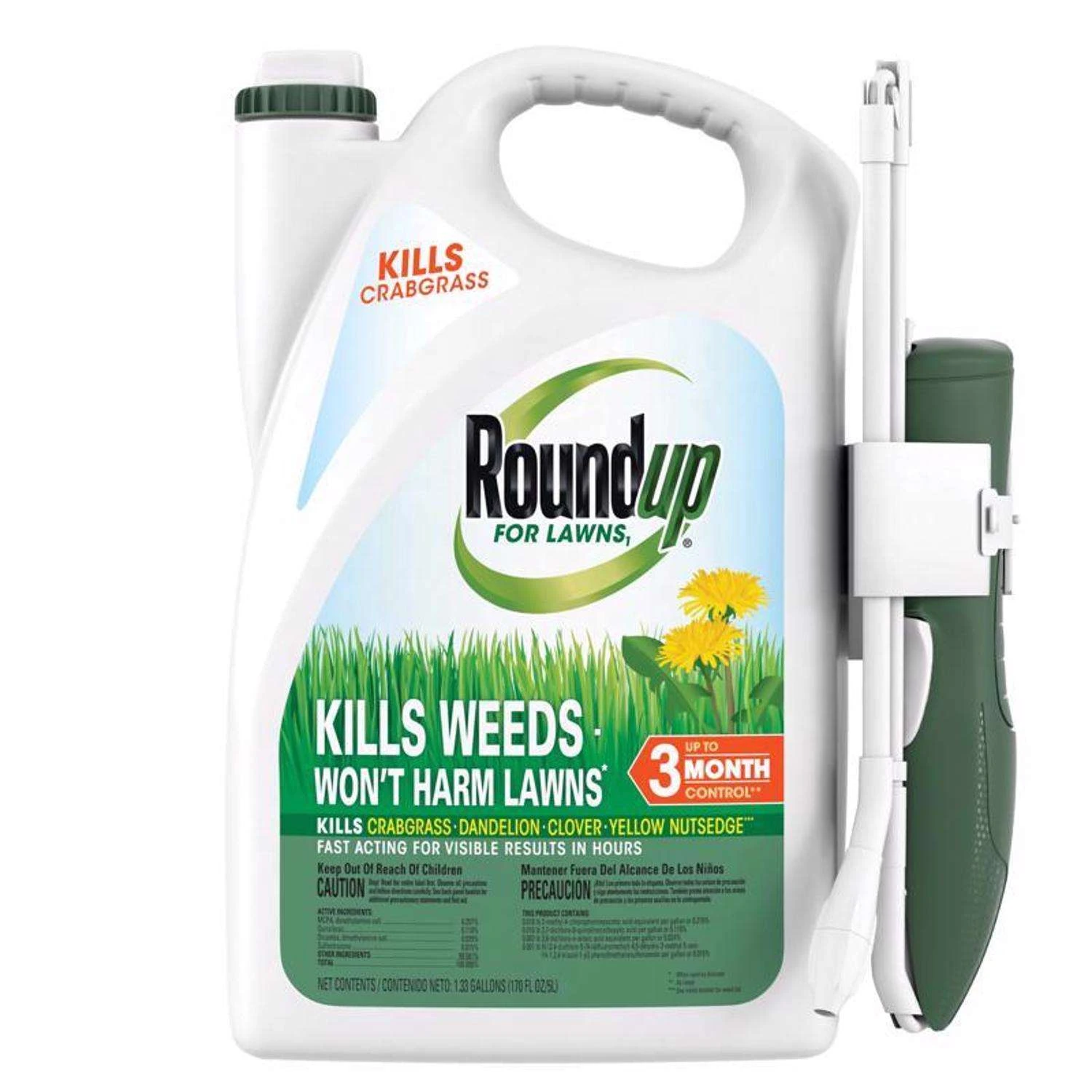 Roundup Weed Killer RTU Liquid 1.33 Gal 1 Roundup Weed Killer RTU Liquid 1.33 Gal
