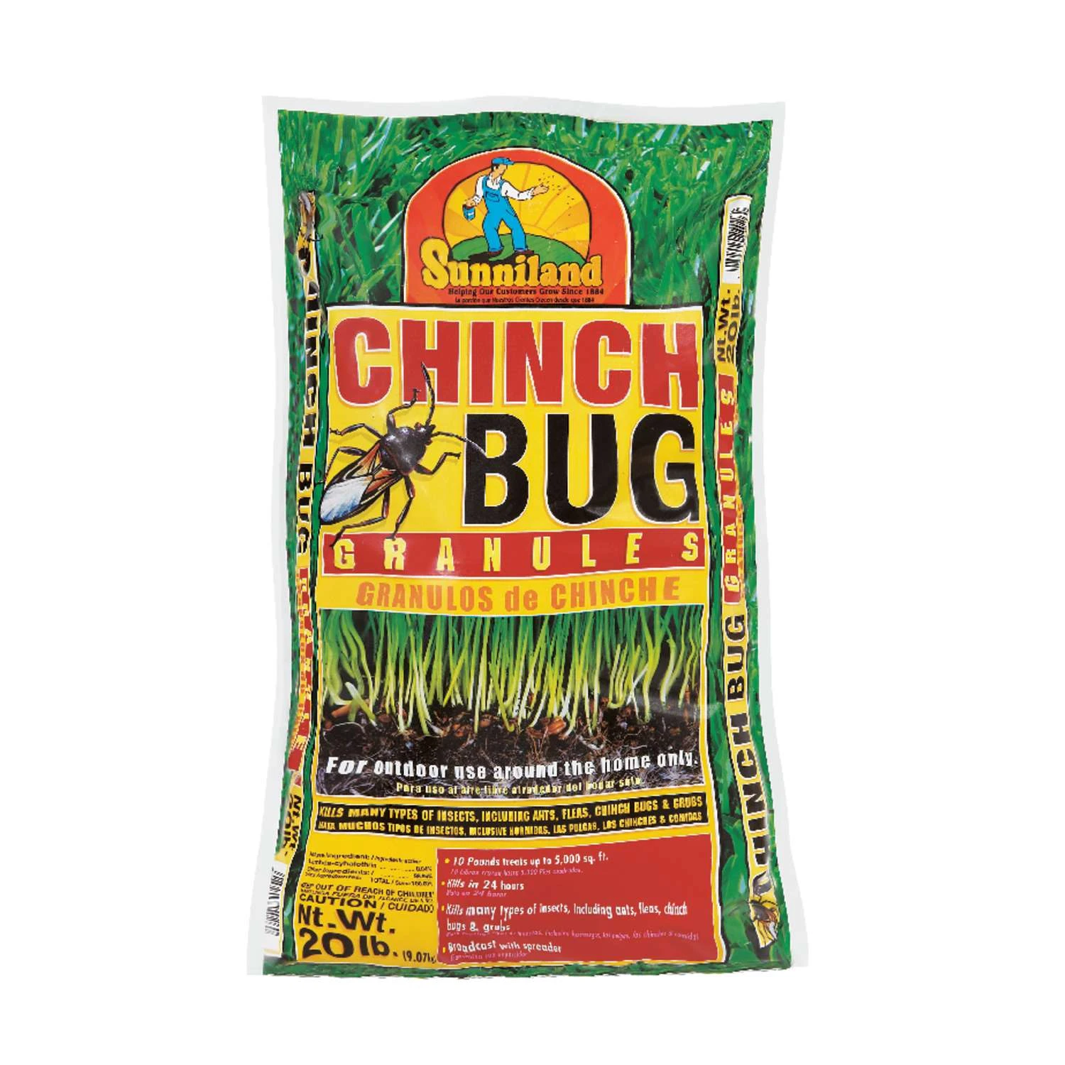 Sunniland Chinch Bug Killer Granules 20 Lb 1 Sunniland Chinch Bug Killer Granules 20 Lb