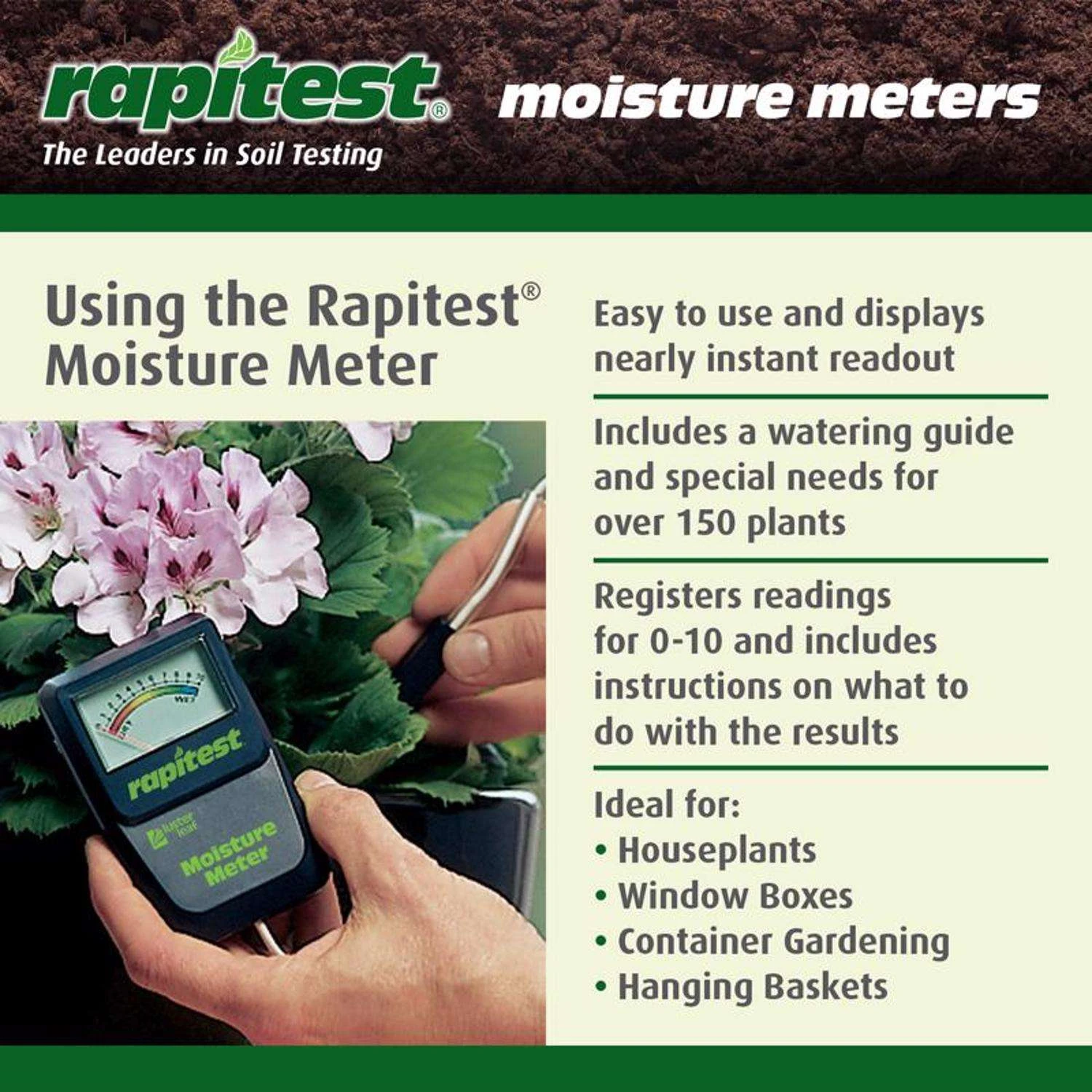 Luster Leaf Analog Moisture Meter 1 Pk 5 Luster Leaf Analog Moisture Meter 1 Pk - Image 5