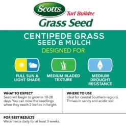 Scotts Turf Builder Centipede Grass Full Sun Grass Seed And Mulch 5 Lb -Roundup Hub 493349a6 f639 41dc aab4 8d5eb5c5f3a2