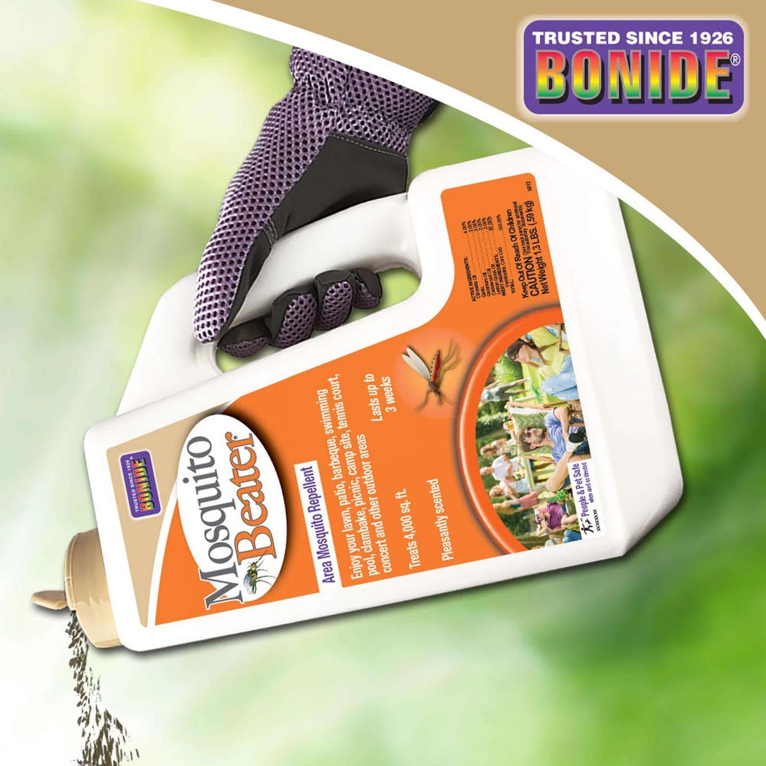 Bonide Mosquito Beater Insect Repellent Granules For Mosquitoes 1.3 Lb 2 Bonide Mosquito Beater Insect Repellent Granules For Mosquitoes 1.3 Lb - Image 2