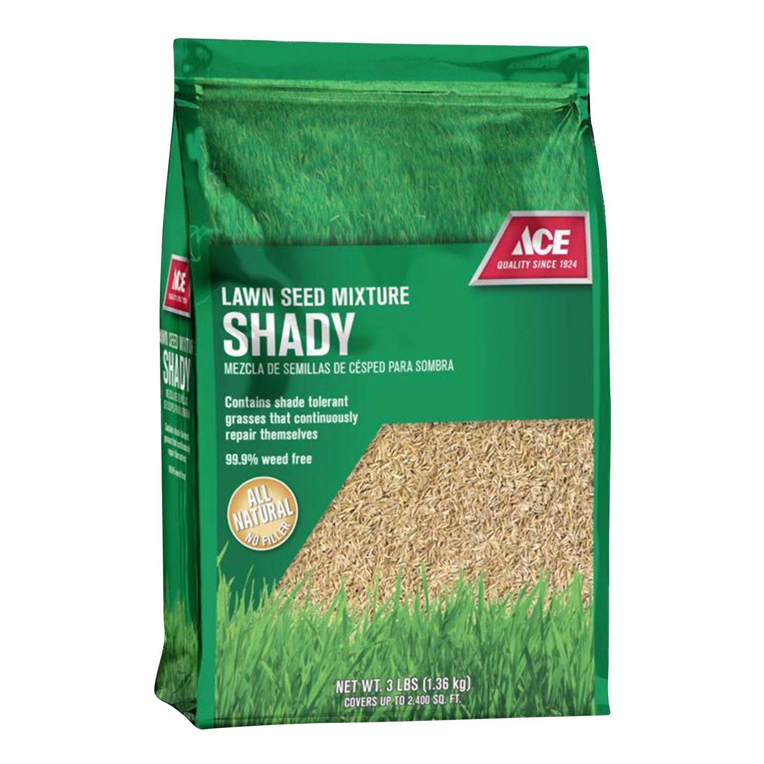 Ace Mixed Full Shade Grass Seed 3 Lb 1 Ace Mixed Full Shade Grass Seed 3 Lb