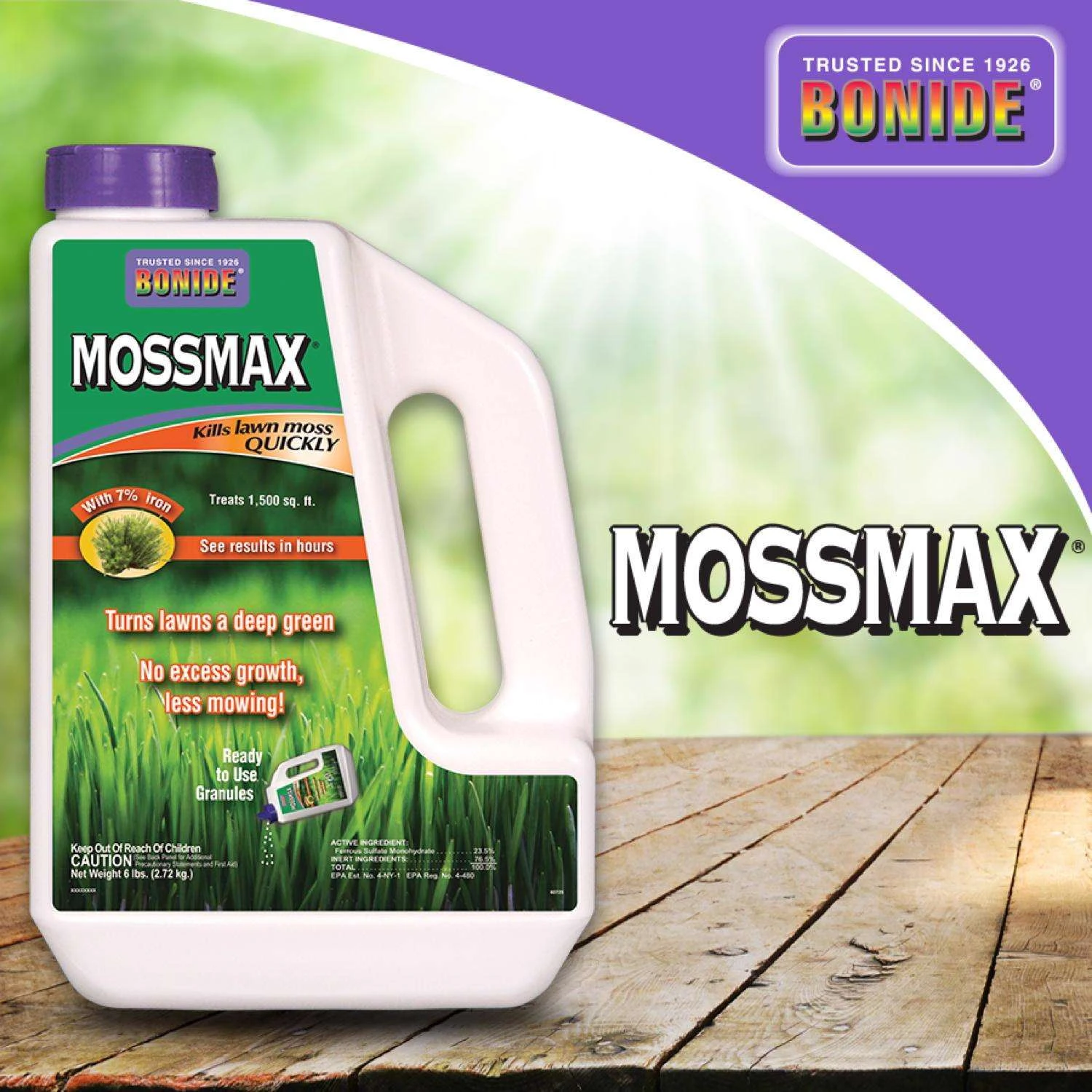 Bonide Mossmax Moss Killer Granules 6 Lb 3 Bonide Mossmax Moss Killer Granules 6 Lb - Image 3