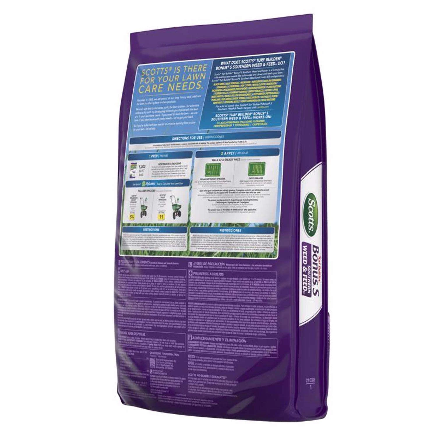 Scotts Turf Builder Bonus S Weed Killer Granules 17.24 Lb 4 Scotts Turf Builder Bonus S Weed Killer Granules 17.24 Lb - Image 4