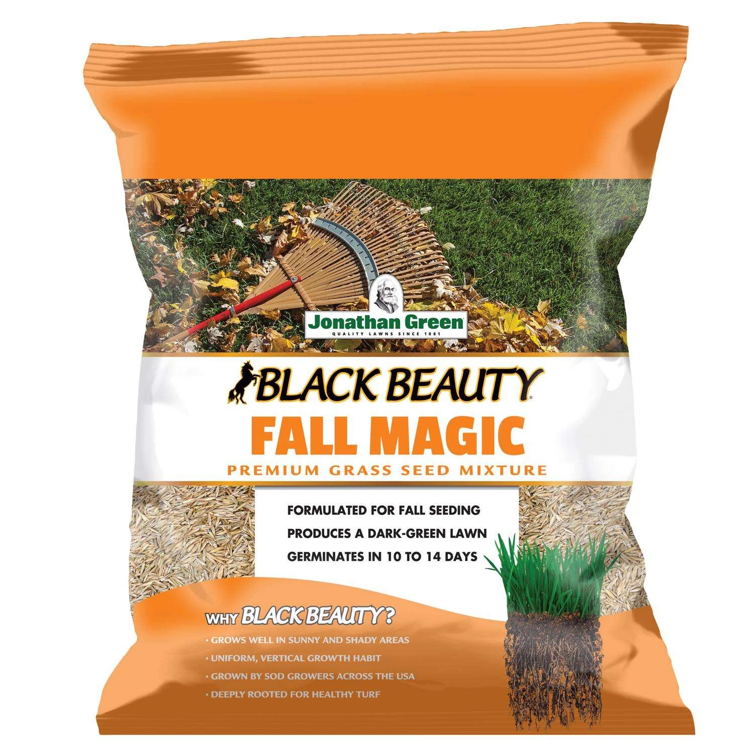 Jonathan Green Black Beauty Fall Magic All Grasses Sun Or Shade Grass Seed 3 Lb 1 Jonathan Green Black Beauty Fall Magic All Grasses Sun Or Shade Grass Seed 3 Lb
