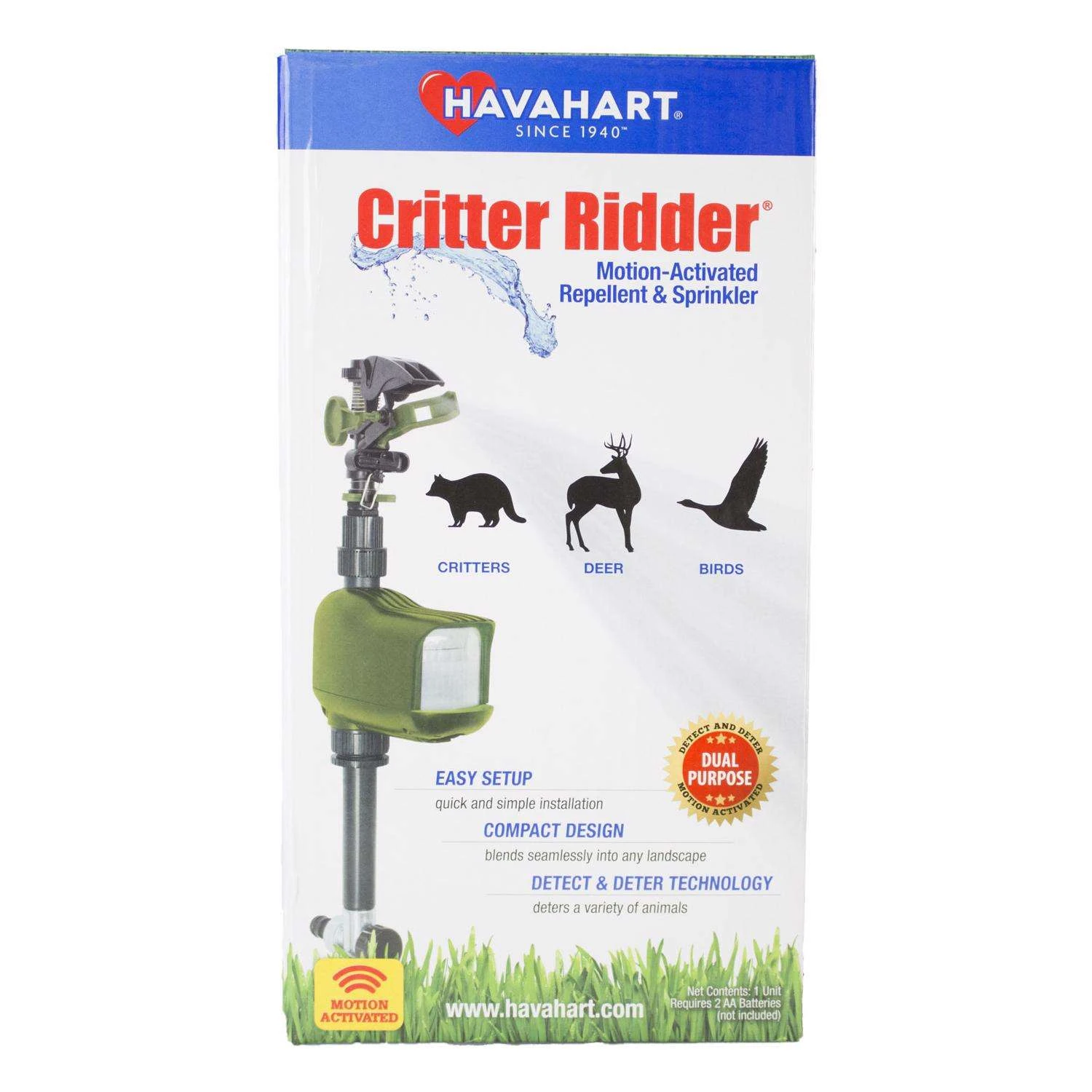 Havahart Critter Ridder Sprinkler Animal Repeller For Outdoor Pests 1 Havahart Critter Ridder Sprinkler Animal Repeller For Outdoor Pests