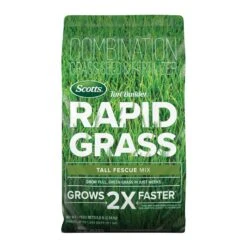 Scotts Turf Builder Rapid Grass Tall Fescue Grass Sun Or Shade Grass Seed And Fertilizer 5.6 Lb