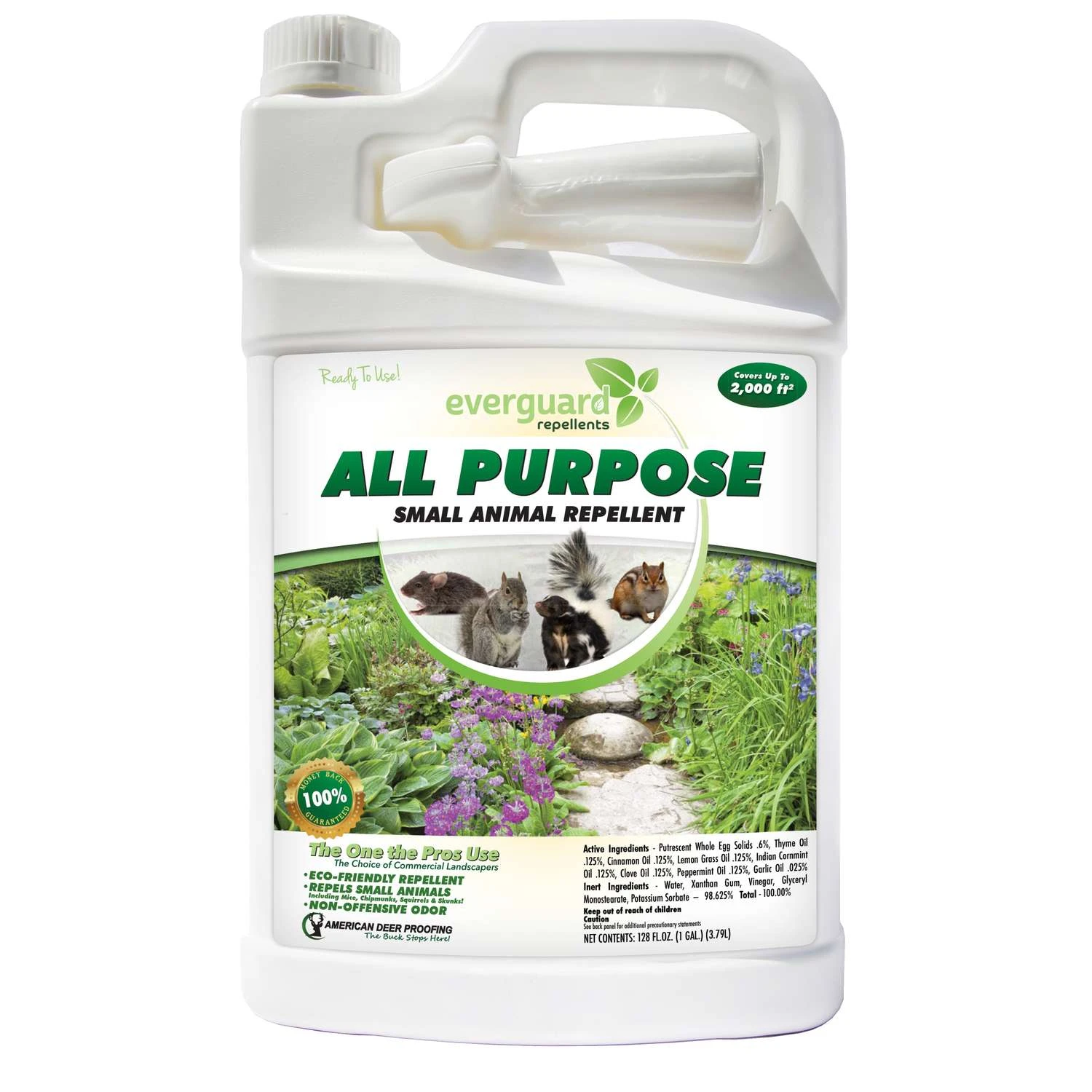 Everguard Repellents Animal Repellent Spray For Most Animal Types 1 Gal 1 Everguard Repellents Animal Repellent Spray For Most Animal Types 1 Gal