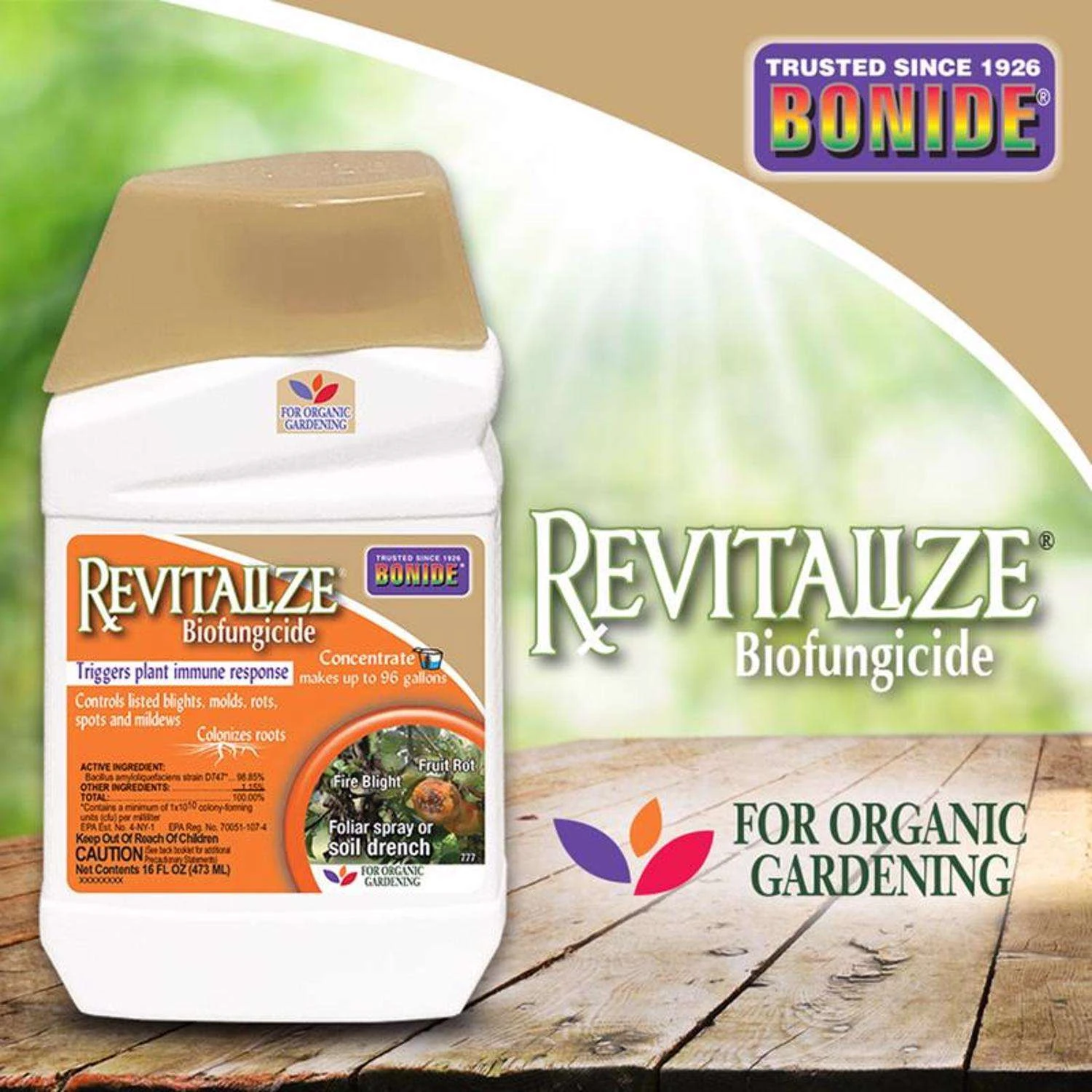 Bonide Revitalize Organic Concentrated Liquid Disease And Fungicide Control 16 Oz 3 Bonide Revitalize Organic Concentrated Liquid Disease And Fungicide Control 16 Oz - Image 3