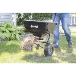 Agri-Fab 10 Ft. W Push Spreader For Fertilizer/Grass Seed/Ice Melt 85 Lb -Roundup Hub 77582713 f697 4aa1 94b9 59bcebb17ec8