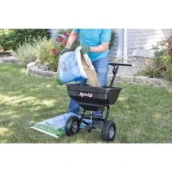 Agri-Fab 10 Ft. W Push Spreader For Fertilizer/Grass Seed/Ice Melt 85 Lb -Roundup Hub 780e0635 22d6 45f8 b427 72884a8ddc1d
