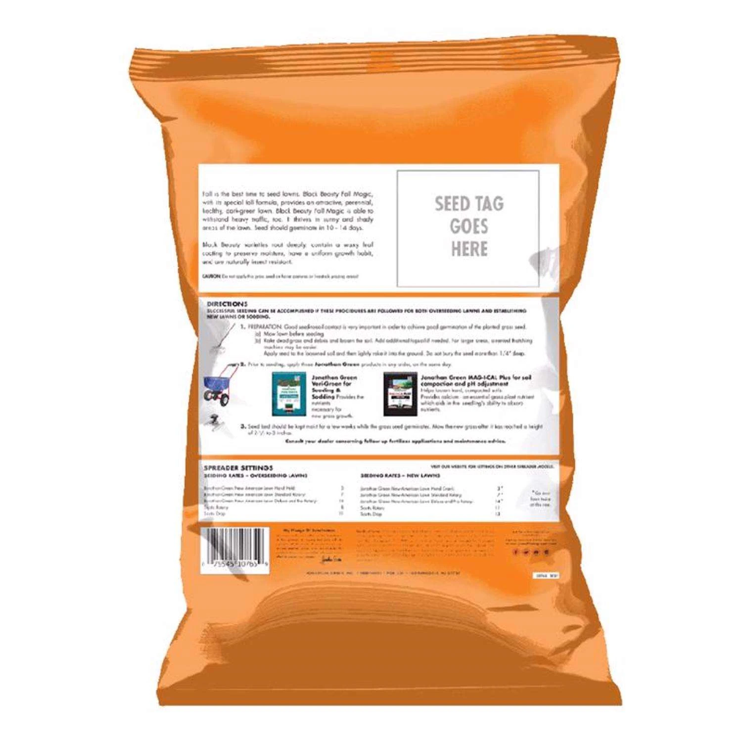 Jonathan Green Black Beauty Fall Magic All Grasses Sun Or Shade Grass Seed 25 Lb 2 Jonathan Green Black Beauty Fall Magic All Grasses Sun Or Shade Grass Seed 25 Lb - Image 2