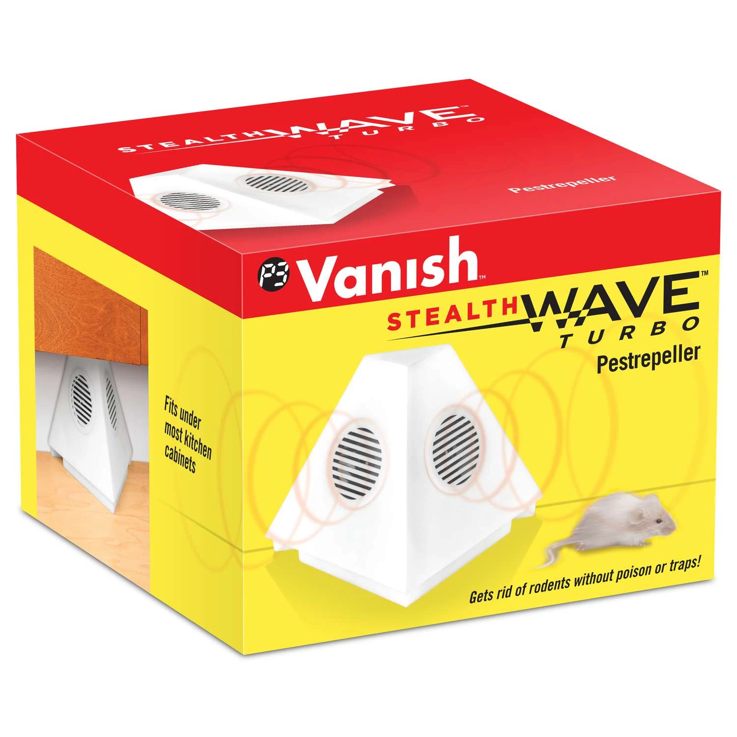 Vanish Stealth Wave Turbo Plug-In Electronic Pest Repeller For Rodents 1 Vanish Stealth Wave Turbo Plug-In Electronic Pest Repeller For Rodents