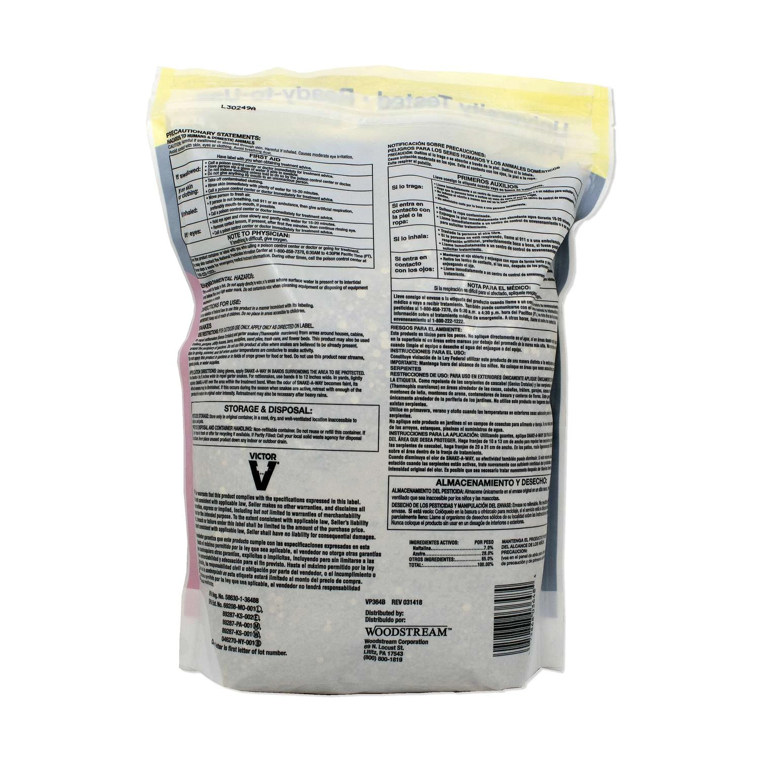 Victor Snake-A-Way Animal Repellent Granules For Snakes 4 Lb 3 Victor Snake-A-Way Animal Repellent Granules For Snakes 4 Lb - Image 3