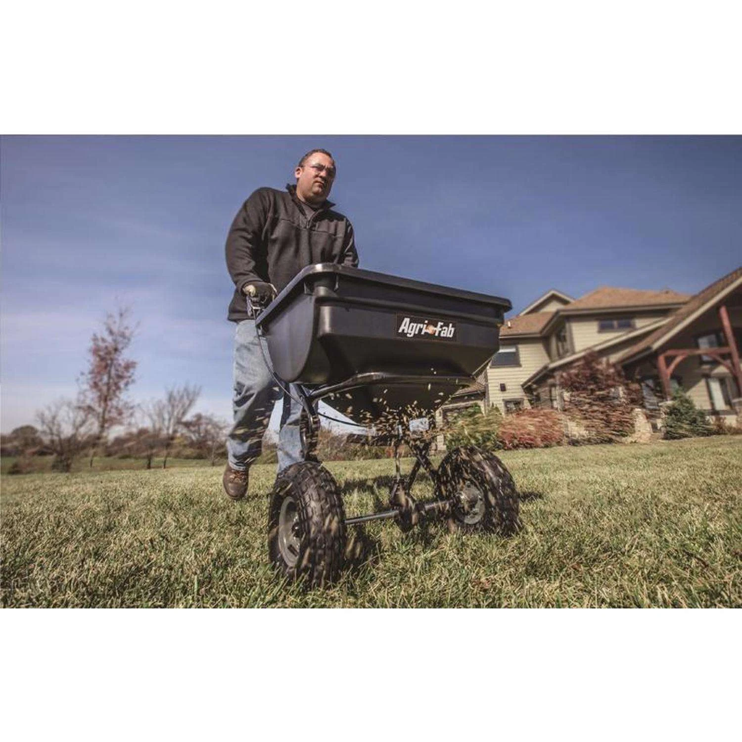 Agri-Fab 10 Ft. W Push Spreader For Fertilizer/Seed 85 Lb 7 Agri-Fab 10 Ft. W Push Spreader For Fertilizer/Seed 85 Lb - Image 7