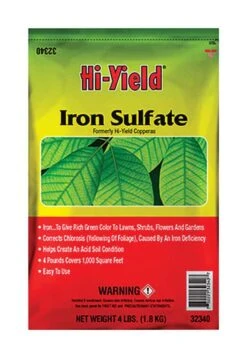 Hi-Yield Iron Sulfate 1000 Sq Ft 4 Lb