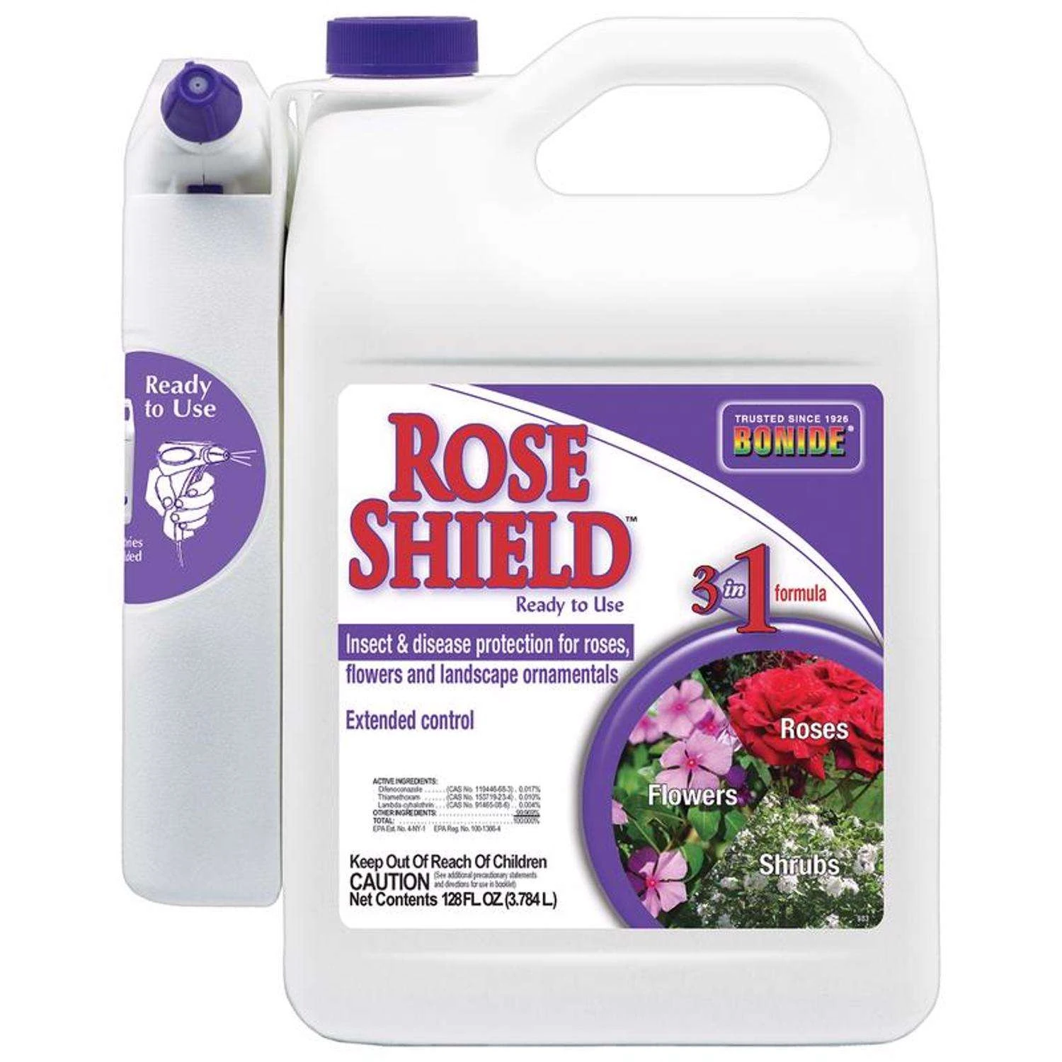 Bonide Rose Shield 3 In 1 Garden Insect Spray Liquid 1 Gal 1 Bonide Rose Shield 3 In 1 Garden Insect Spray Liquid 1 Gal