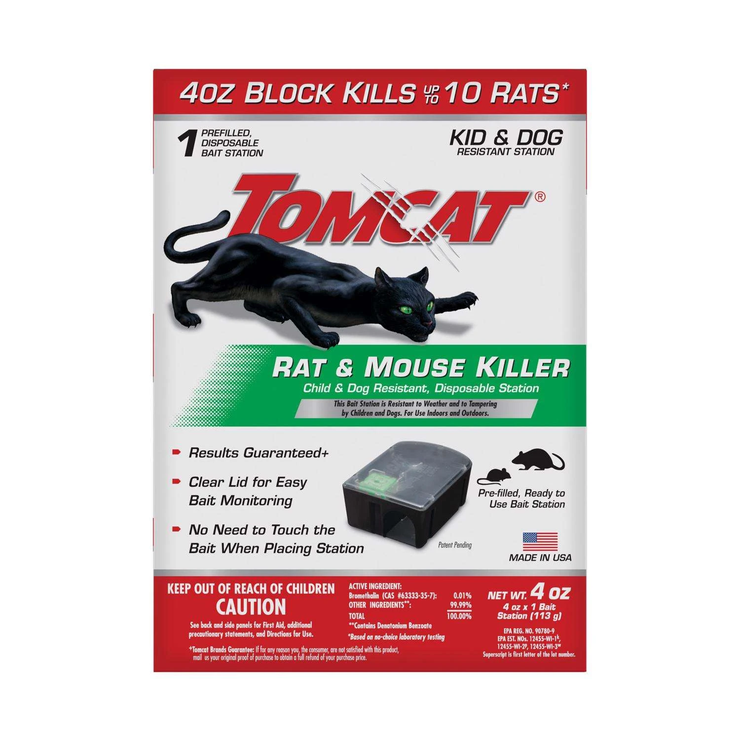 Tomcat Bait Station Blocks For Mice And Rats 4 Oz 1 Pk 1 Tomcat Bait Station Blocks For Mice And Rats 4 Oz 1 Pk