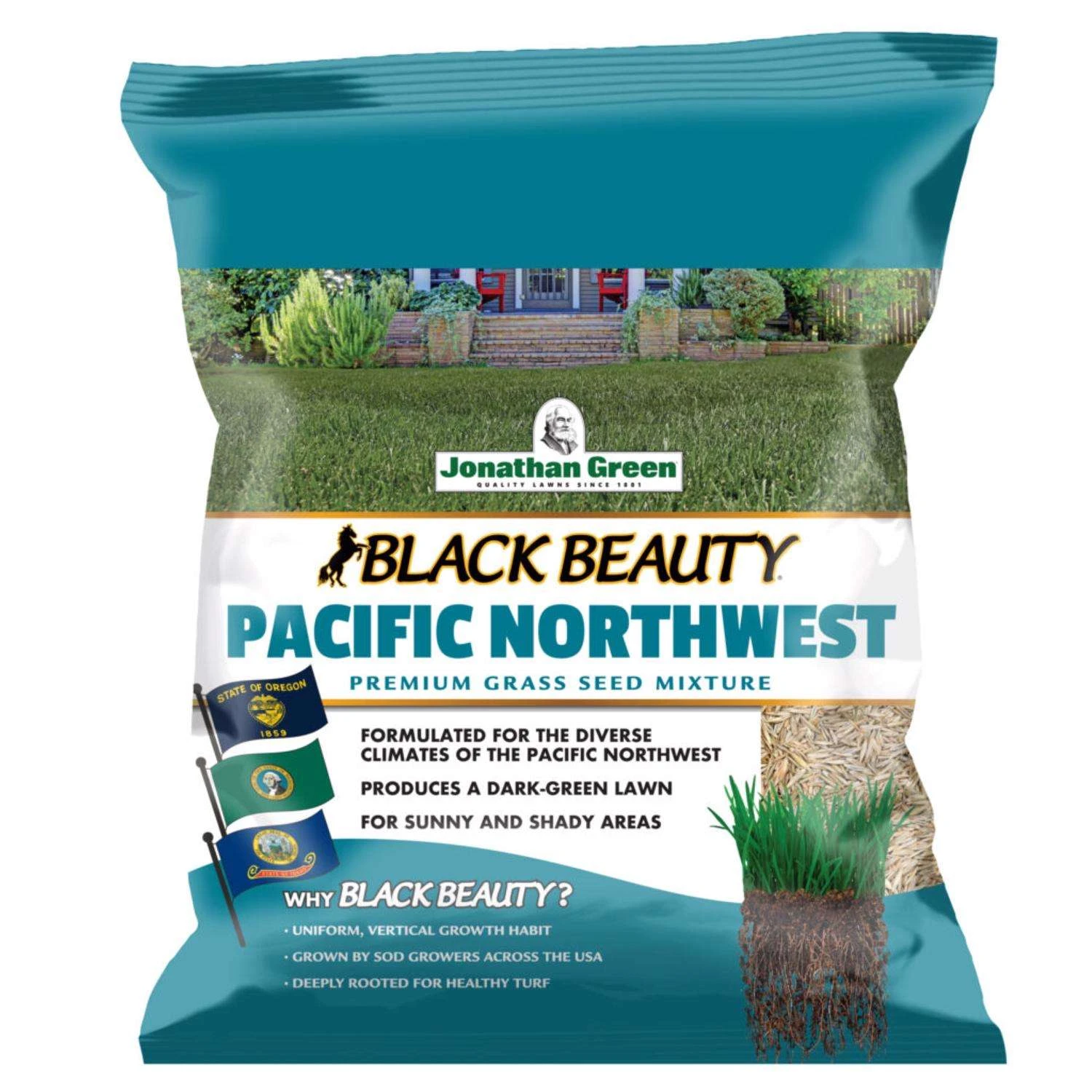 Jonathan Green Black Beauty Pacific Northwest Mixed Sun Or Shade Grass Seed 3 Lb 1 Jonathan Green Black Beauty Pacific Northwest Mixed Sun Or Shade Grass Seed 3 Lb