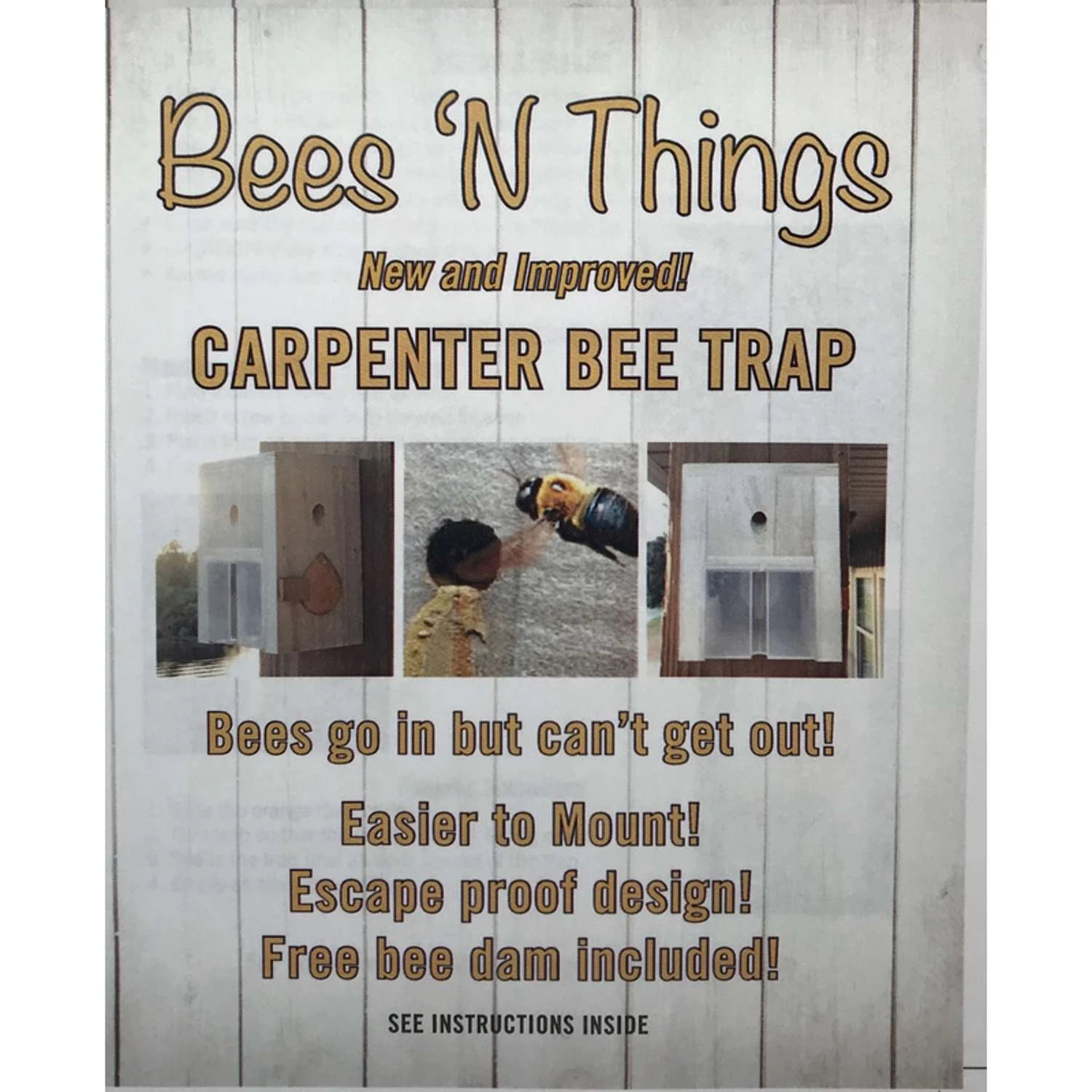 Bees N Things Carpenter Bee Trap 5 Bees N Things Carpenter Bee Trap - Image 5