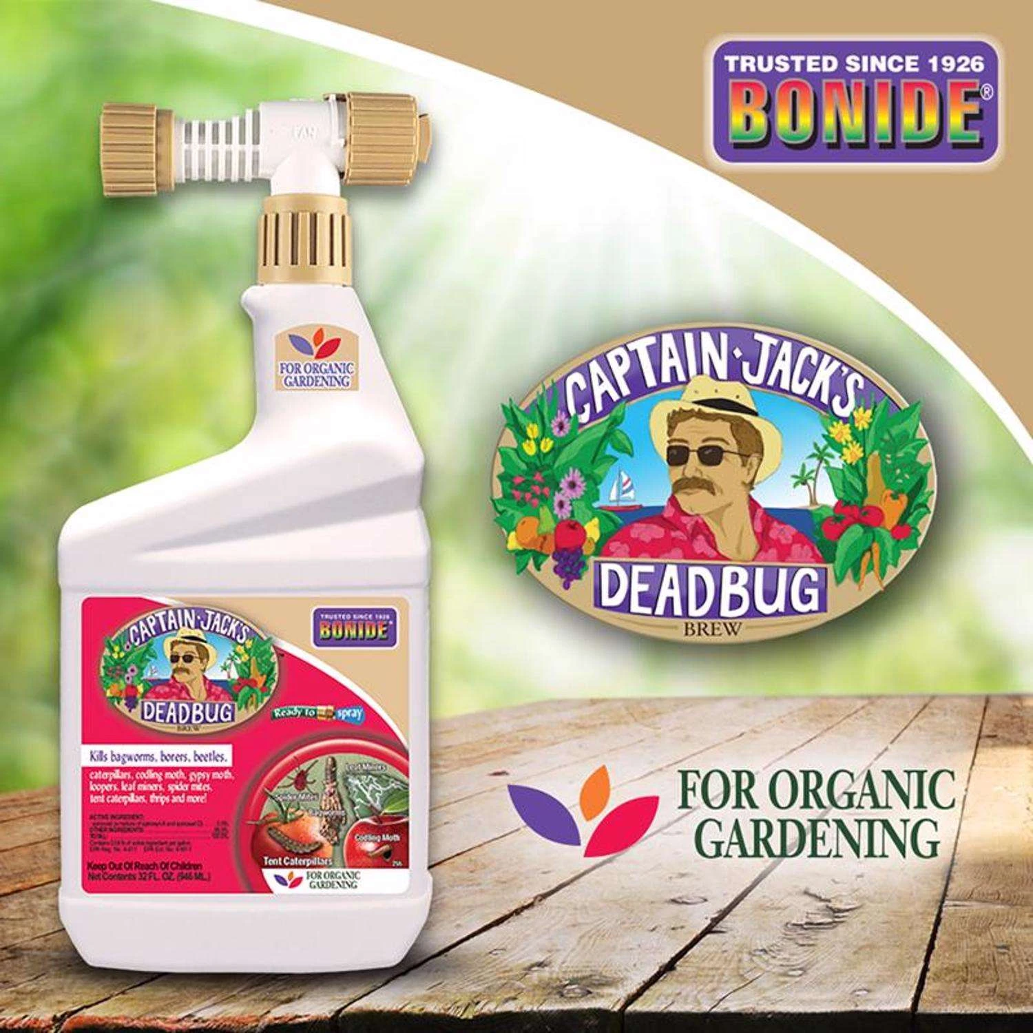 Bonide Captain Jacks Dead Bug Brew Organic Caterpillar Killer Liquid 32 Oz 5 Bonide Captain Jacks Dead Bug Brew Organic Caterpillar Killer Liquid 32 Oz - Image 5