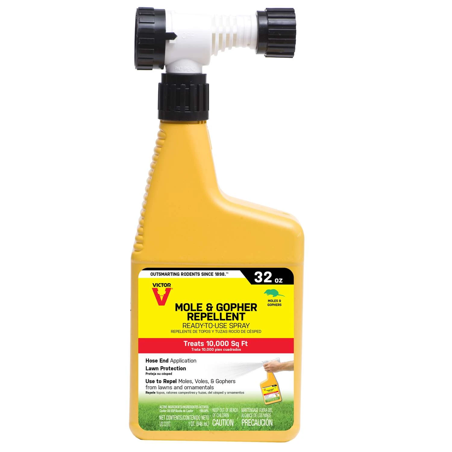 Victor Animal Repellent Liquid For Gophers And Moles 1 Qt 1 Victor Animal Repellent Liquid For Gophers And Moles 1 Qt