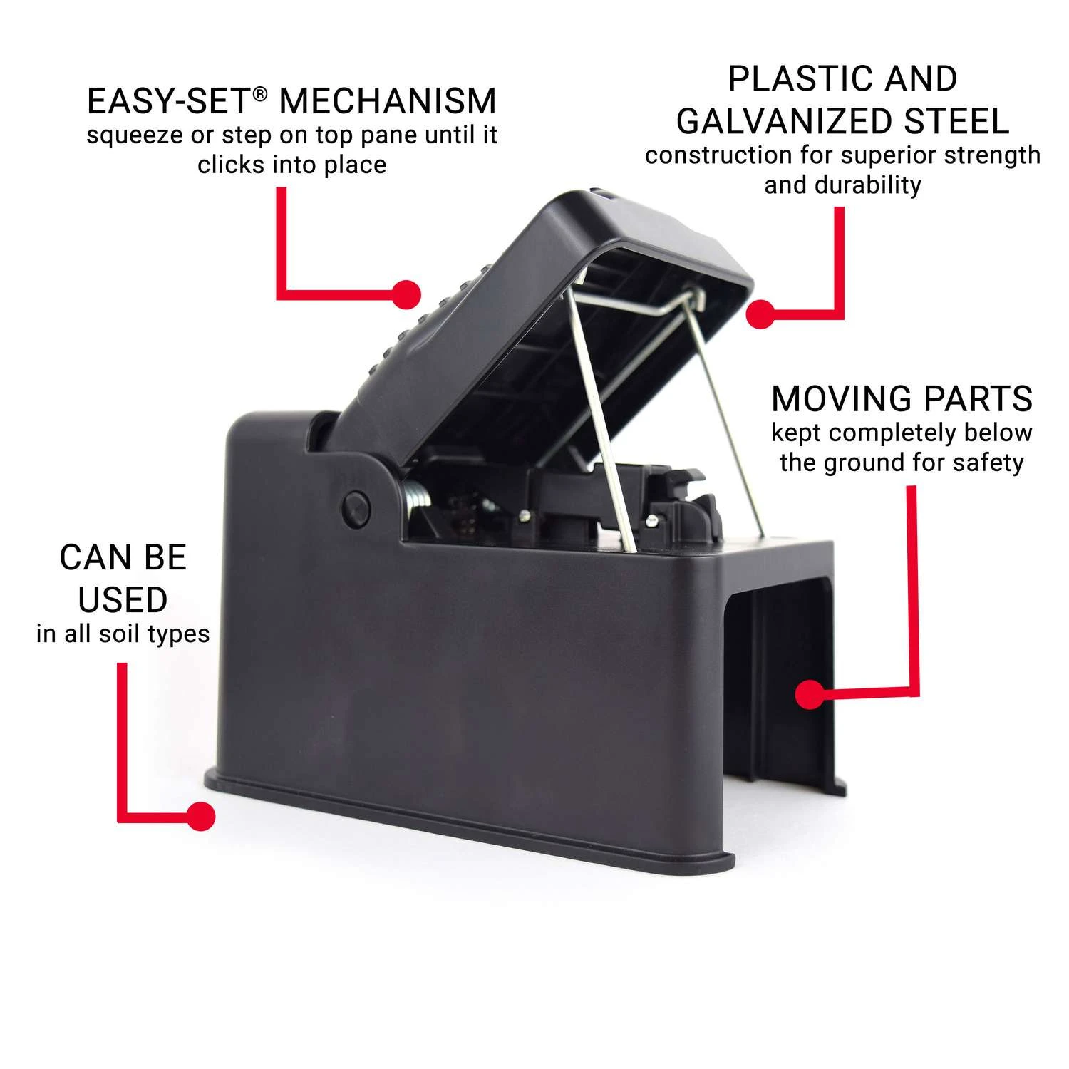 Victor Black Box Choker Loop Animal Trap For Gophers 1 Pk 6 Victor Black Box Choker Loop Animal Trap For Gophers 1 Pk - Image 6