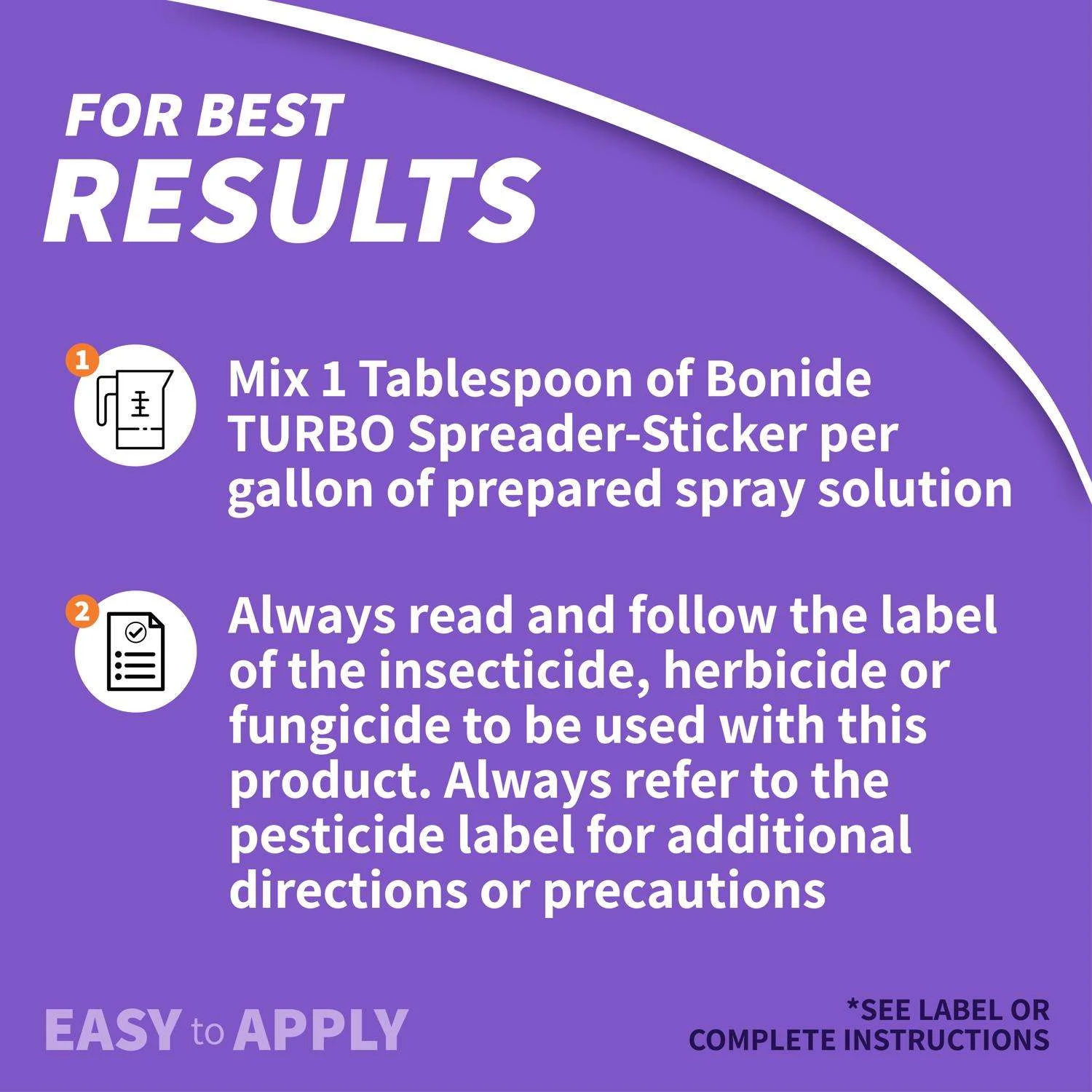 Bonide Turbo Spreader-Sticker Liquid 8 Oz 6 Bonide Turbo Spreader-Sticker Liquid 8 Oz - Image 6