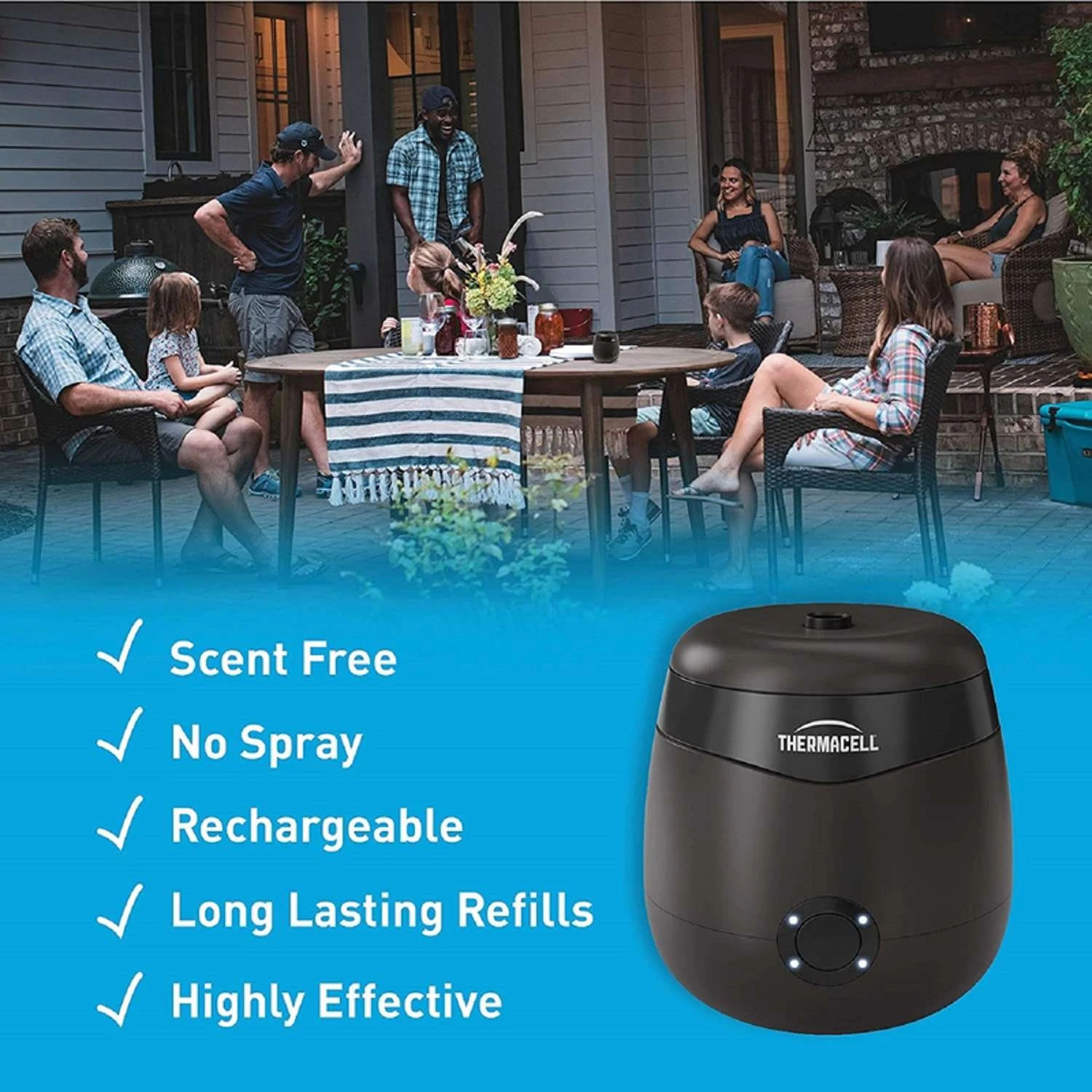 Thermacell Rechargeable Insect Repellent Device For Mosquitoes/Other Flying Insects 5 Thermacell Rechargeable Insect Repellent Device For Mosquitoes/Other Flying Insects - Image 5