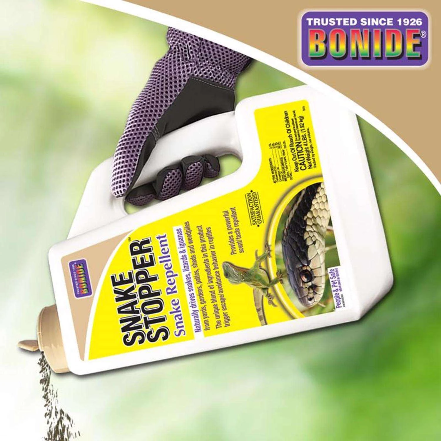 Bonide Snake Stopper Animal Repellent Granules For Snakes 4 Lb 2 Bonide Snake Stopper Animal Repellent Granules For Snakes 4 Lb - Image 2