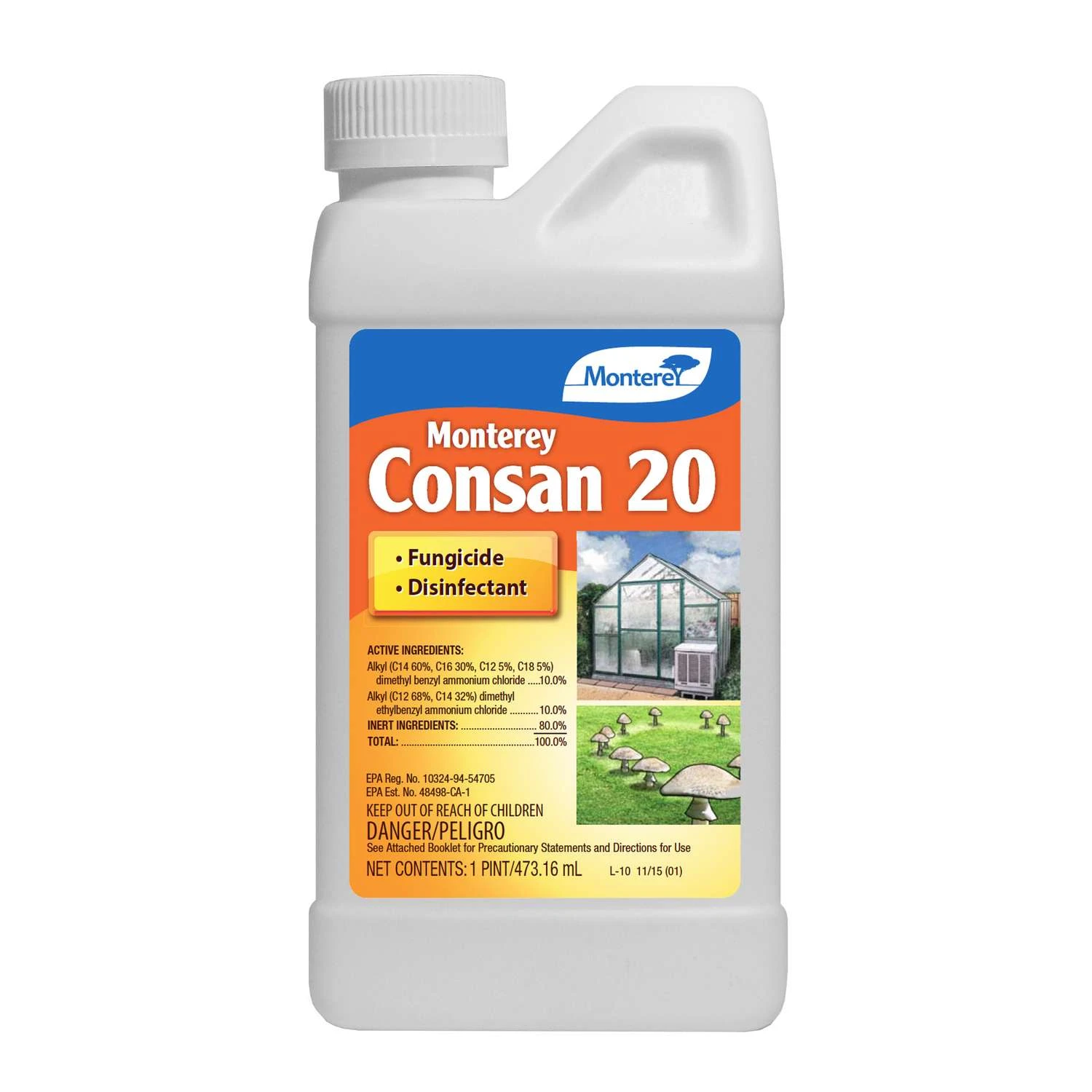 Monterey Consan 20 Concentrated Liquid Disease And Fungicide Control 1 Pt 1 Monterey Consan 20 Concentrated Liquid Disease And Fungicide Control 1 Pt