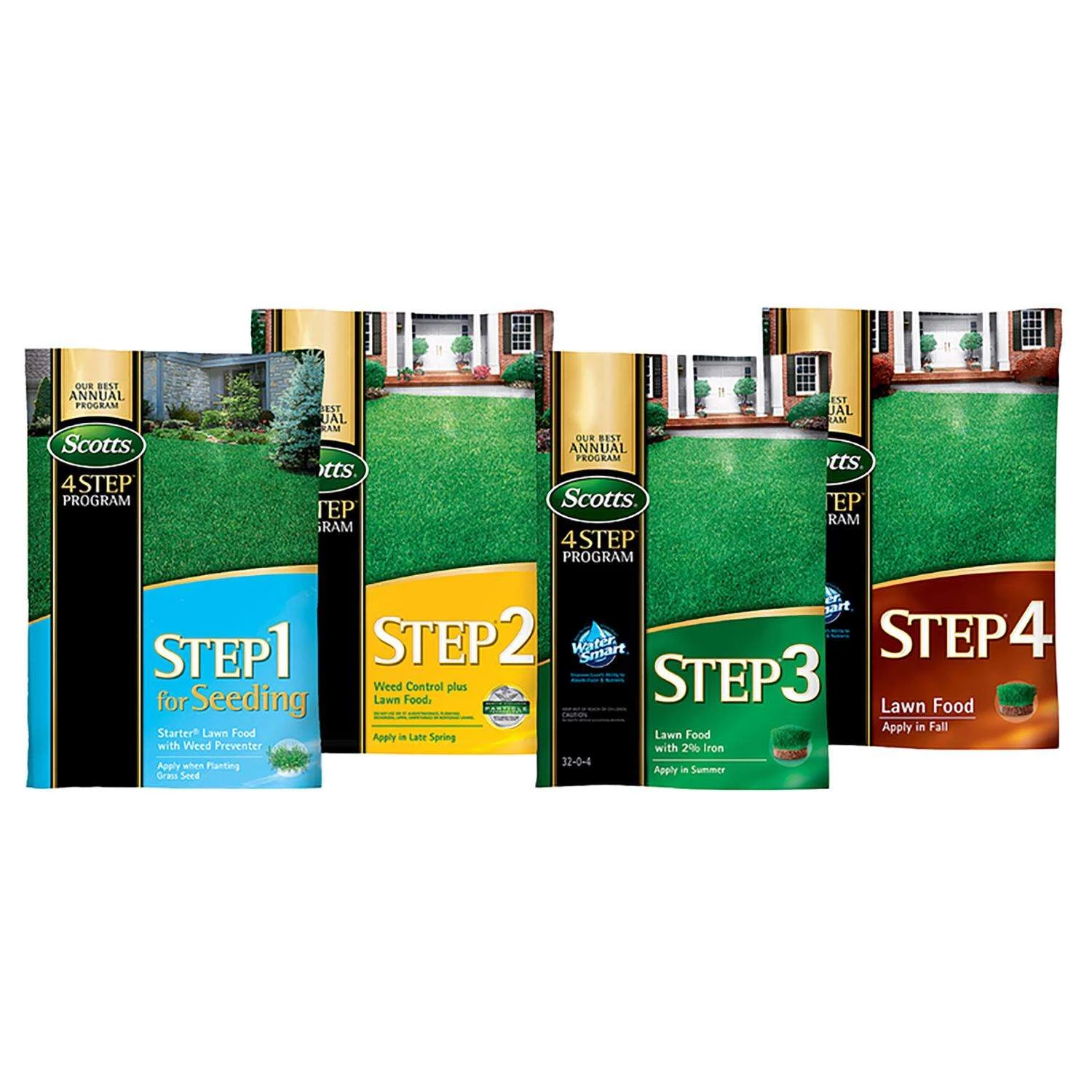 Scotts 4 Step Seeding Annual Program Lawn Food For All Grasses 15000 Sq Ft 1 Scotts 4 Step Seeding Annual Program Lawn Food For All Grasses 15000 Sq Ft