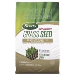 Scotts Turf Builder Tall Fescue Grass Sun Or Shade Fertilizer/Seed/Soil Improver 16 Lb