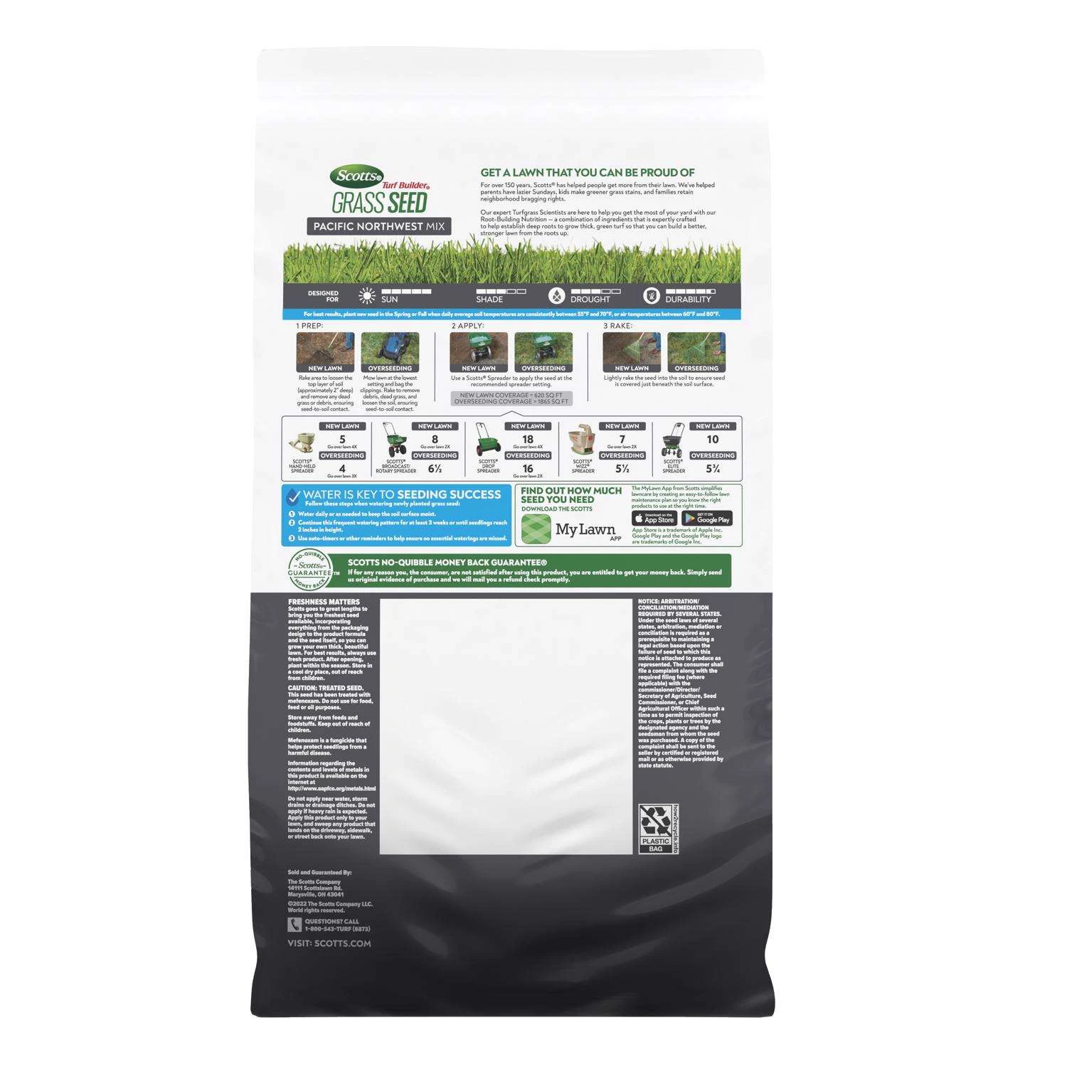 Scotts Turf Builder Mixed Sun Or Shade Fertilizer/Seed/Soil Improver 5.6 Lb 10 Scotts Turf Builder Mixed Sun Or Shade Fertilizer/Seed/Soil Improver 5.6 Lb - Image 10