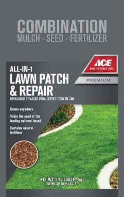 Ace Tall Fescue Grass Sun Or Shade Fertilizer/Mulch/Seed 3.75 Lb
