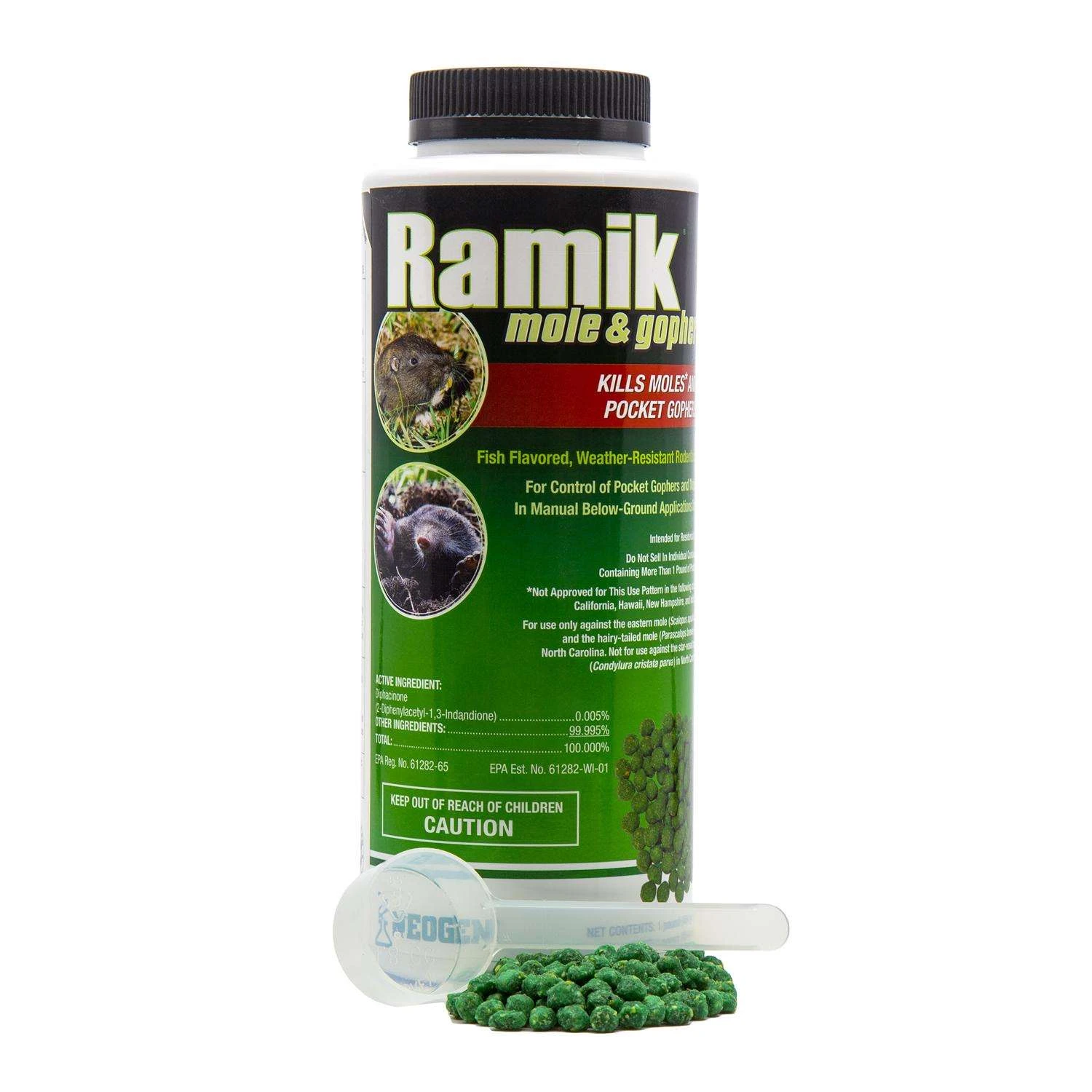 Ramik Fish-Flavored Rodenticide Bait Pellets For Gophers And Moles 1 Lb 1 Pk 3 Ramik Fish-Flavored Rodenticide Bait Pellets For Gophers And Moles 1 Lb 1 Pk - Image 3