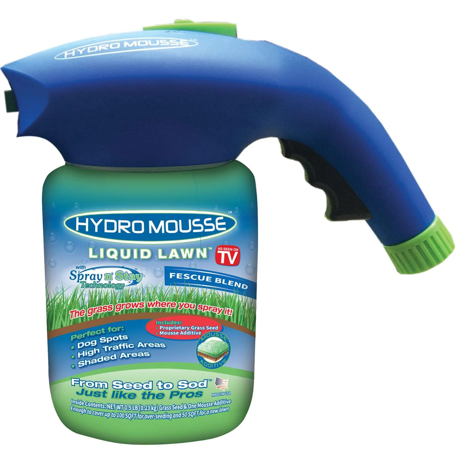 Hydro Mousse Liquid Lawn Fine Fescue Grass Full Sun Grass Seed 0.5 Lb 2 Hydro Mousse Liquid Lawn Fine Fescue Grass Full Sun Grass Seed 0.5 Lb - Image 2