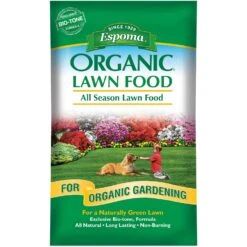 Espoma Organic All-Purpose Lawn Food For All Grasses 5000 Sq Ft
