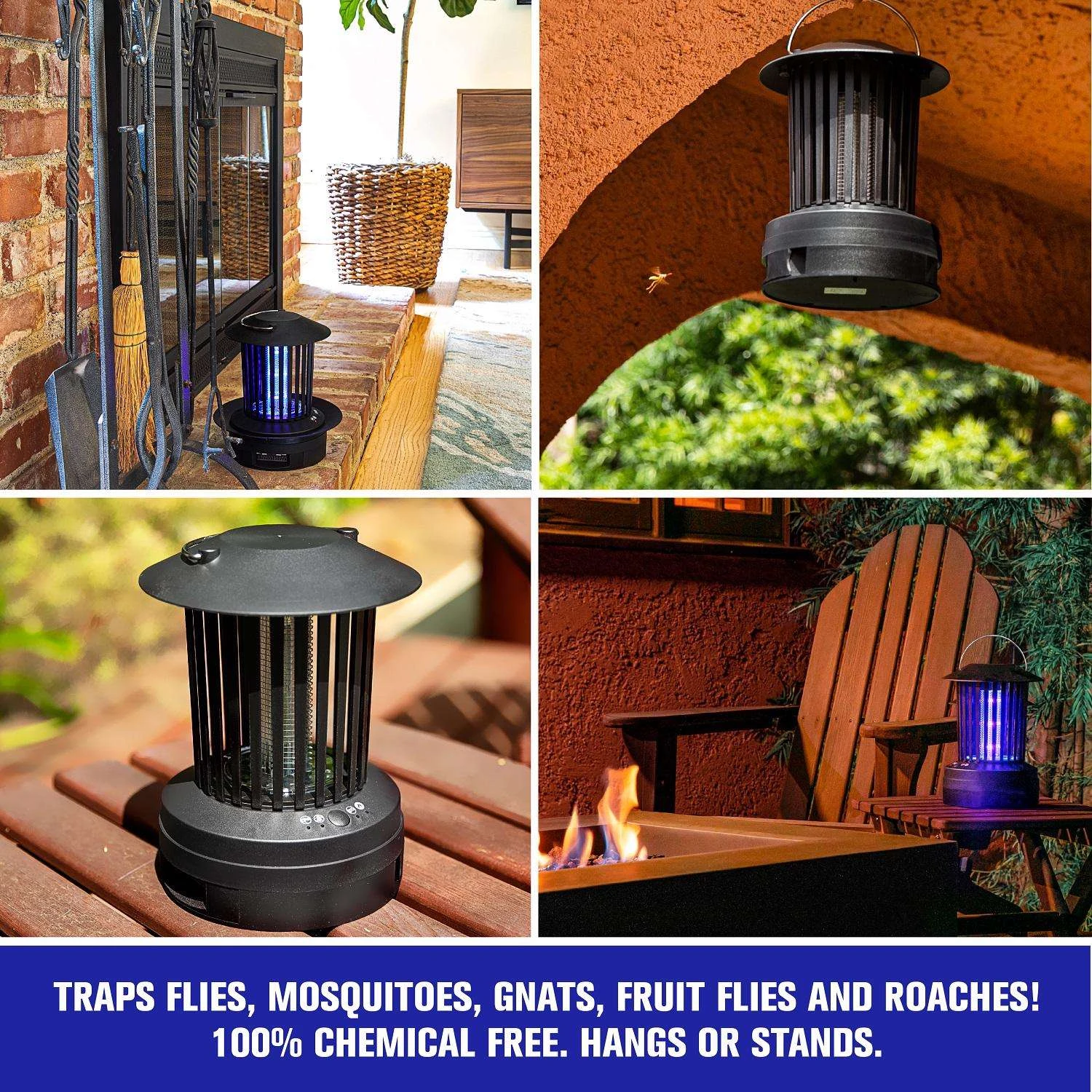 Bell & Howell Monster Indoor And Outdoor Insect And Mosquito Zapper 1200 Sq Ft 18 W 2 Bell & Howell Monster Indoor And Outdoor Insect And Mosquito Zapper 1200 Sq Ft 18 W - Image 2