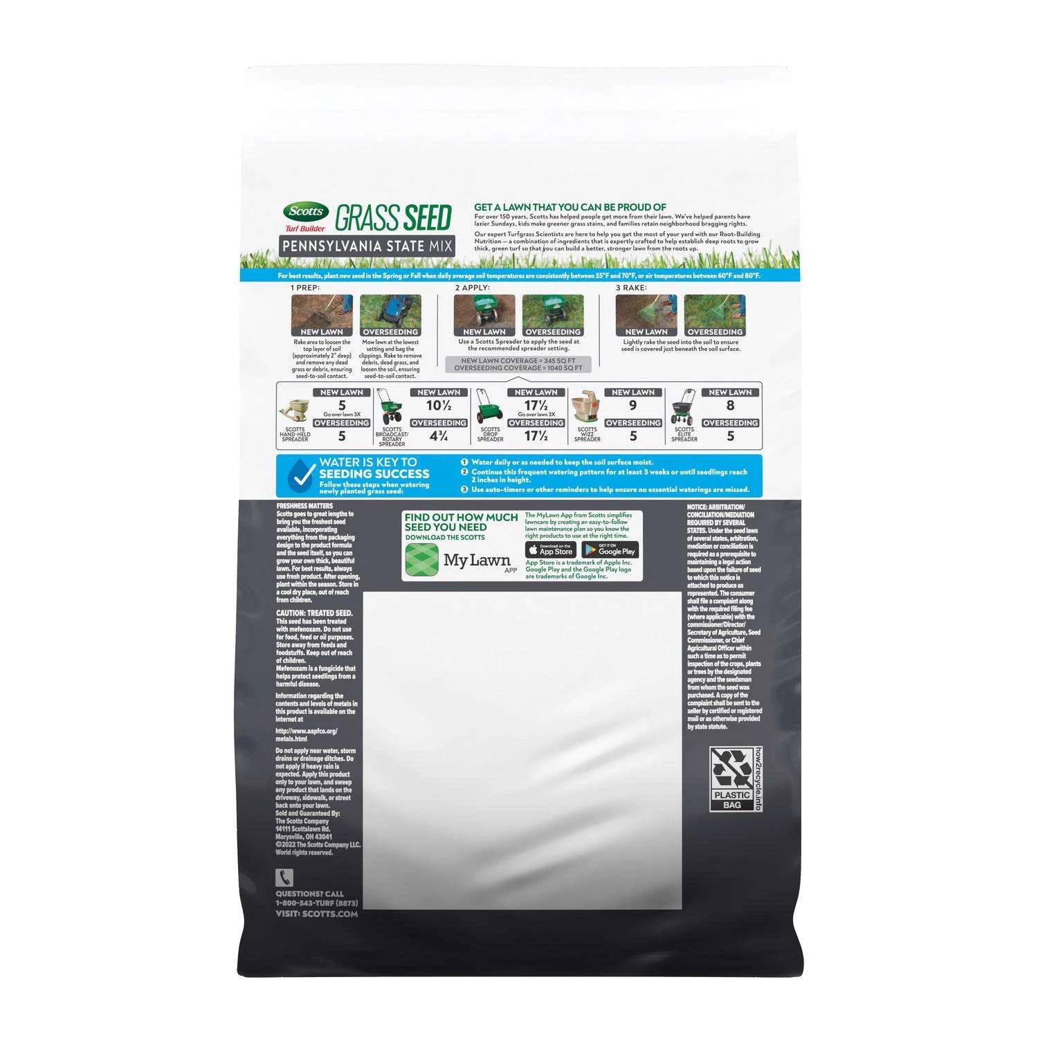 Scotts Turf Builder Pennsylvania Sun Or Shade Fertilizer/Seed/Soil Improver 5.6 Lb 10 Scotts Turf Builder Pennsylvania Sun Or Shade Fertilizer/Seed/Soil Improver 5.6 Lb - Image 10