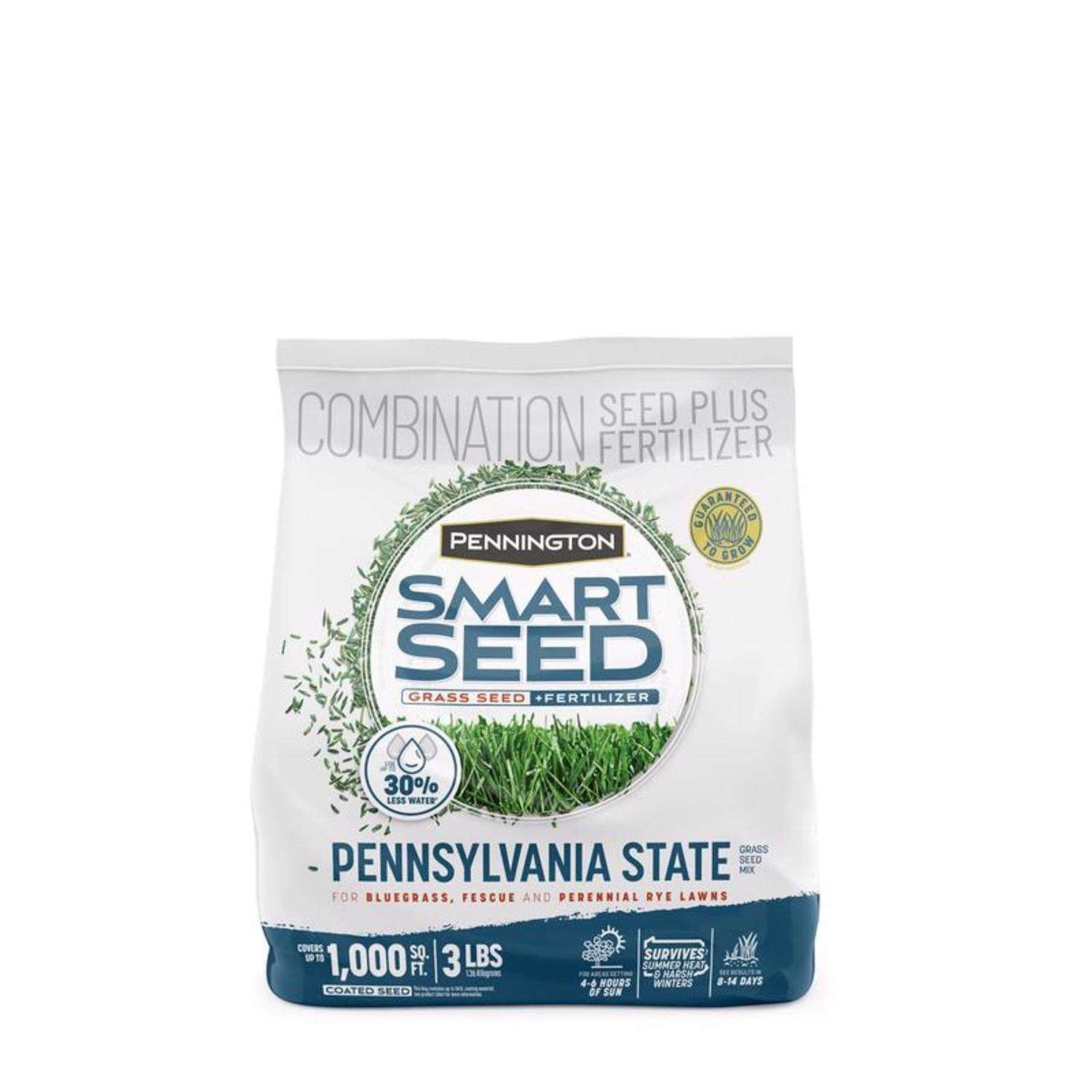 Pennington Smart Seed Pennsylvania State Mixed Sun Or Shade Grass Seed And Fertilizer 3 Lb 1 Pennington Smart Seed Pennsylvania State Mixed Sun Or Shade Grass Seed And Fertilizer 3 Lb